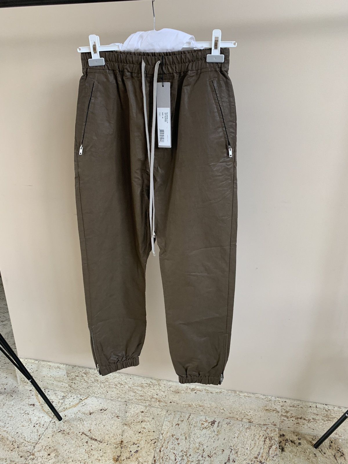 Rick Owens SS19 Track Pants in Mustard Size US 30 / EU 46 - 17 Thumbnail