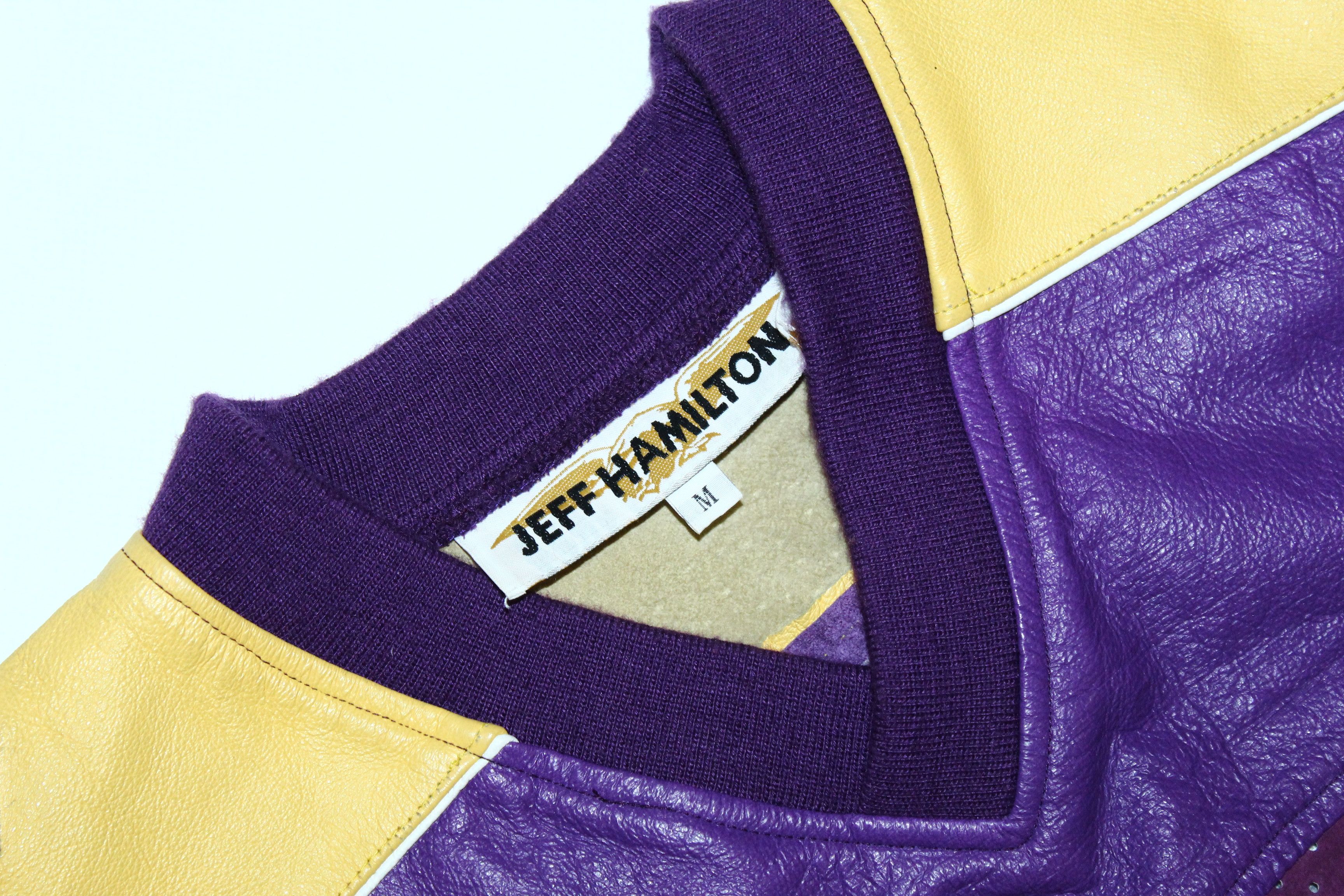 Jeff Hamilton 💥 RARE 💥Kobe Bryant x Jeff Hammilton Suede Leather Jersey Size US M / EU 48-50 / 2 - 5 Thumbnail