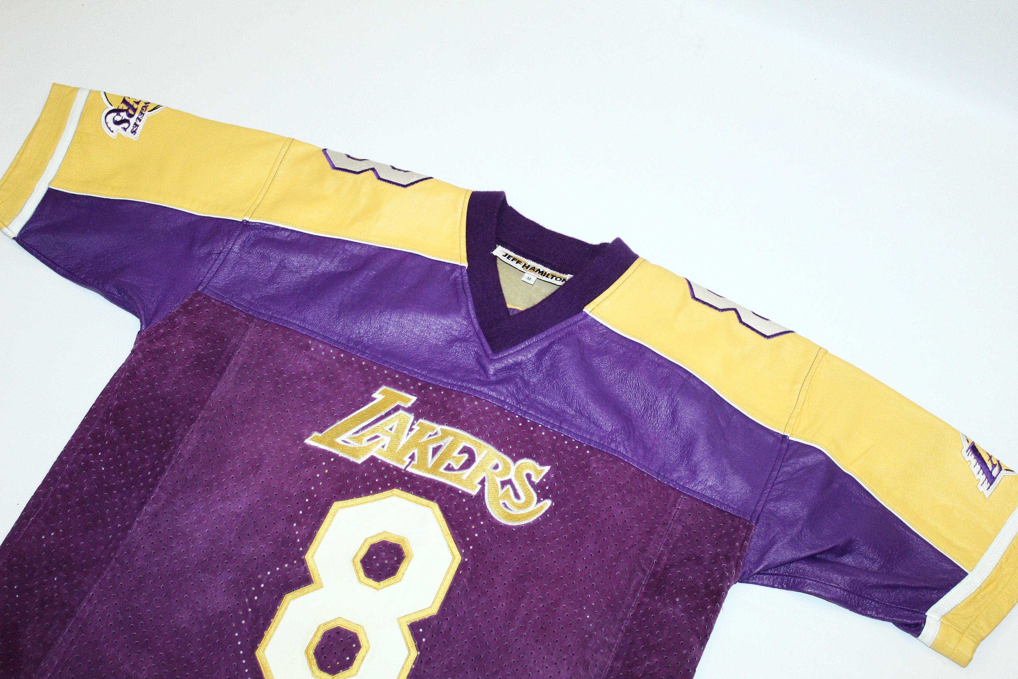 Jeff Hamilton 💥 RARE 💥Kobe Bryant x Jeff Hammilton Suede Leather Jersey Size US M / EU 48-50 / 2 - 3 Thumbnail
