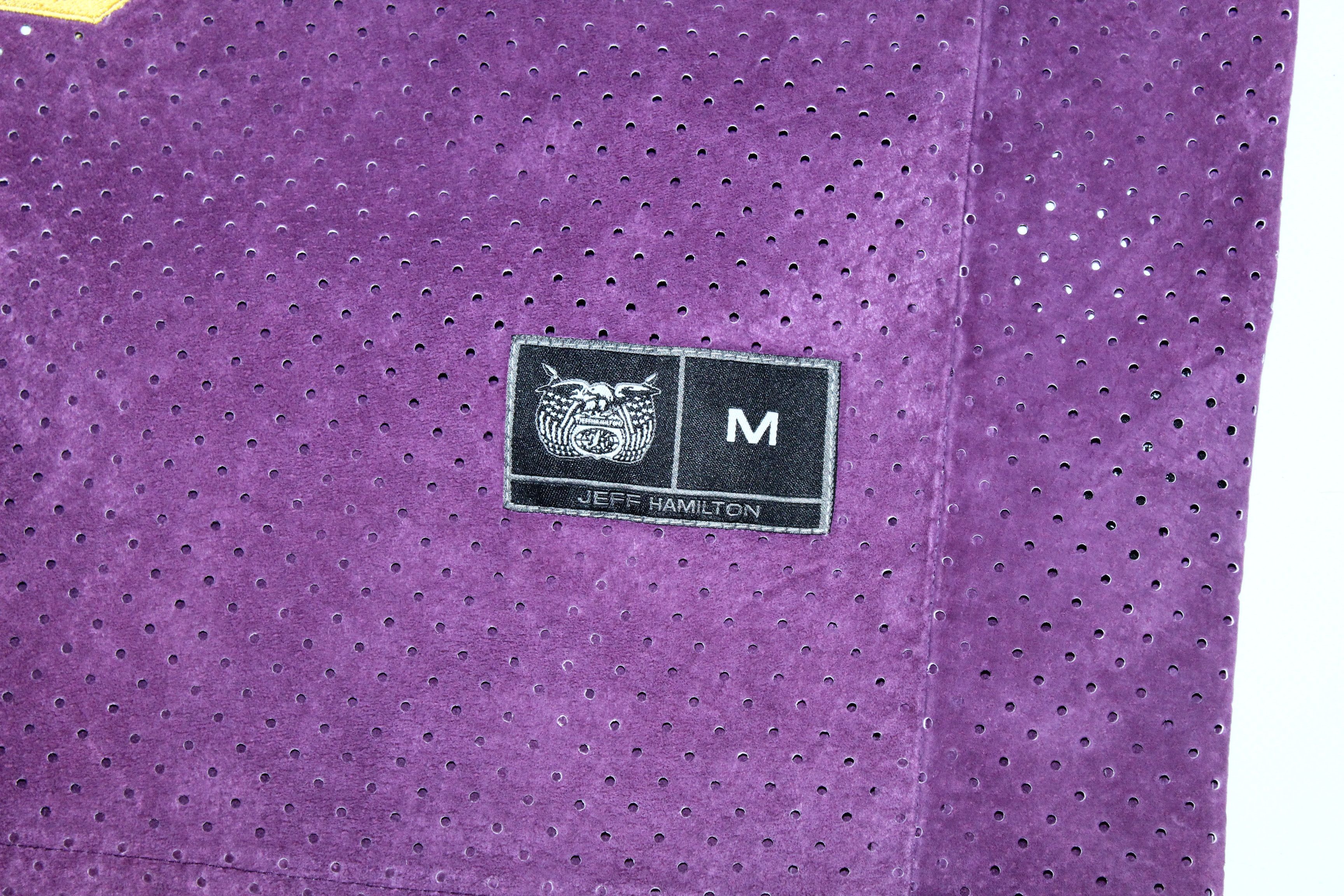 Jeff Hamilton 💥 RARE 💥Kobe Bryant x Jeff Hammilton Suede Leather Jersey Size US M / EU 48-50 / 2 - 6 Thumbnail
