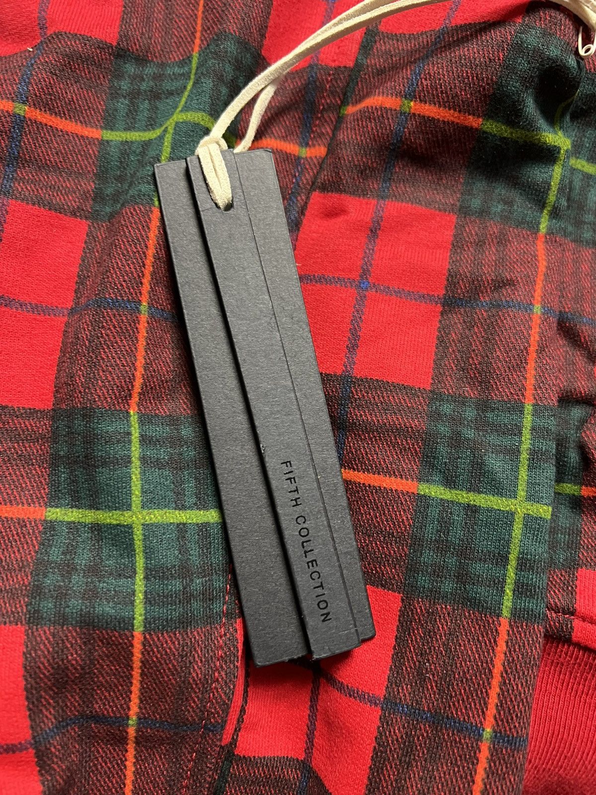 Fear of God Fear of God 5th Fifth Collection Red Tartan Plaid Hoodie Size US M / EU 48-50 / 2 - 4 Thumbnail