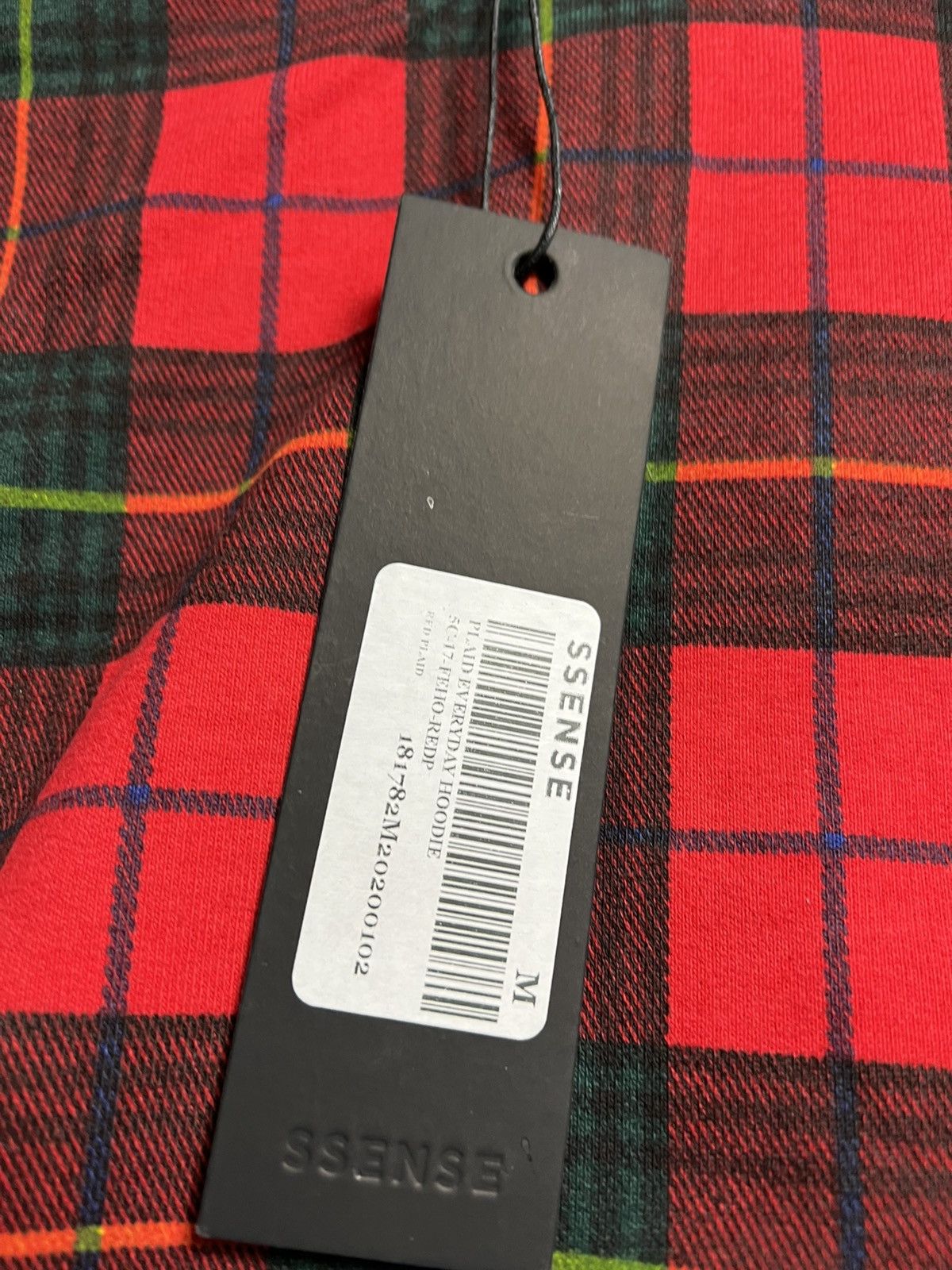 Fear of God Fear of God 5th Fifth Collection Red Tartan Plaid Hoodie Size US M / EU 48-50 / 2 - 5 Thumbnail