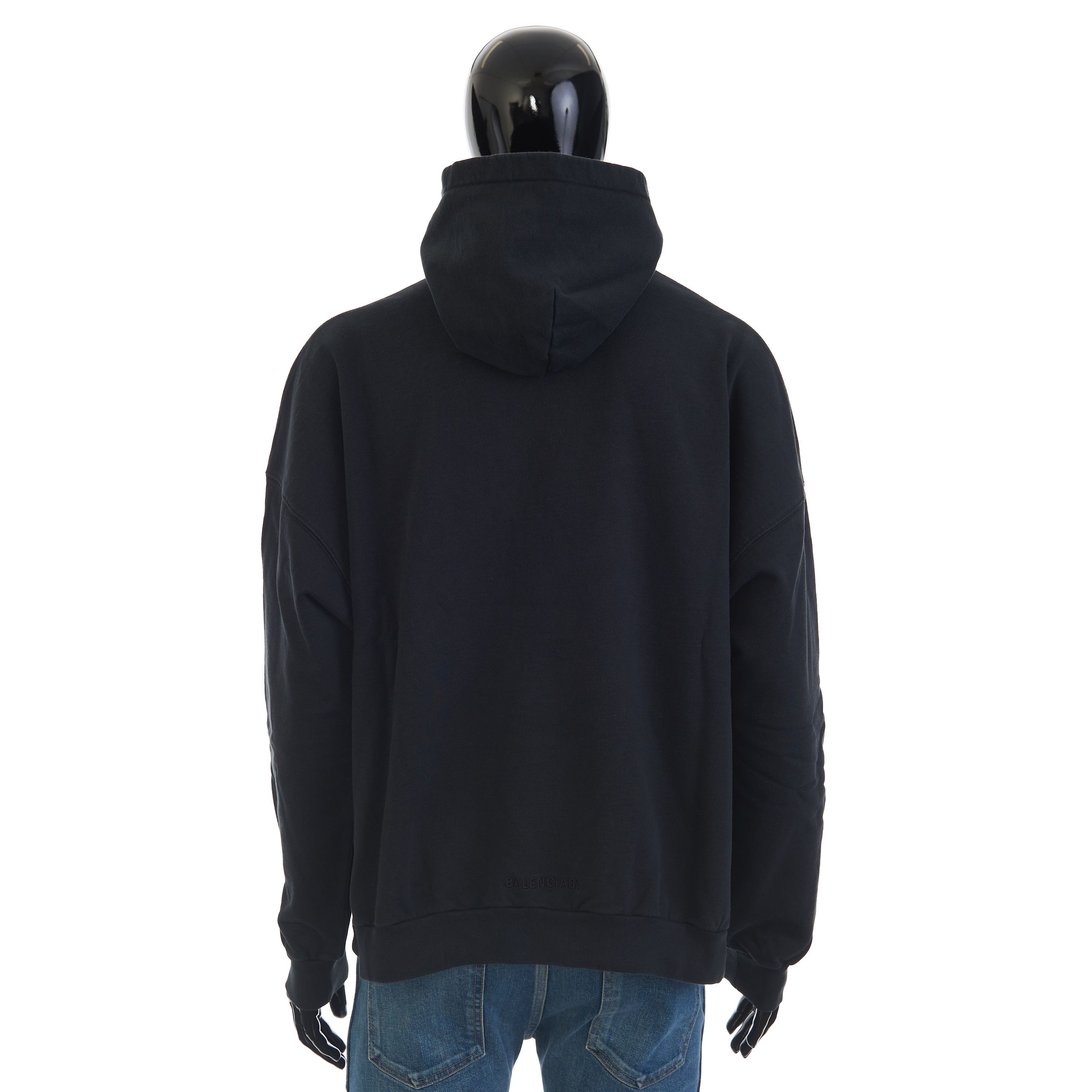 Balenciaga × The Simpsons Wide Fit Hoode In Black Cotton Fleece Size US S / EU 44-46 / 1 - 5 Thumbnail