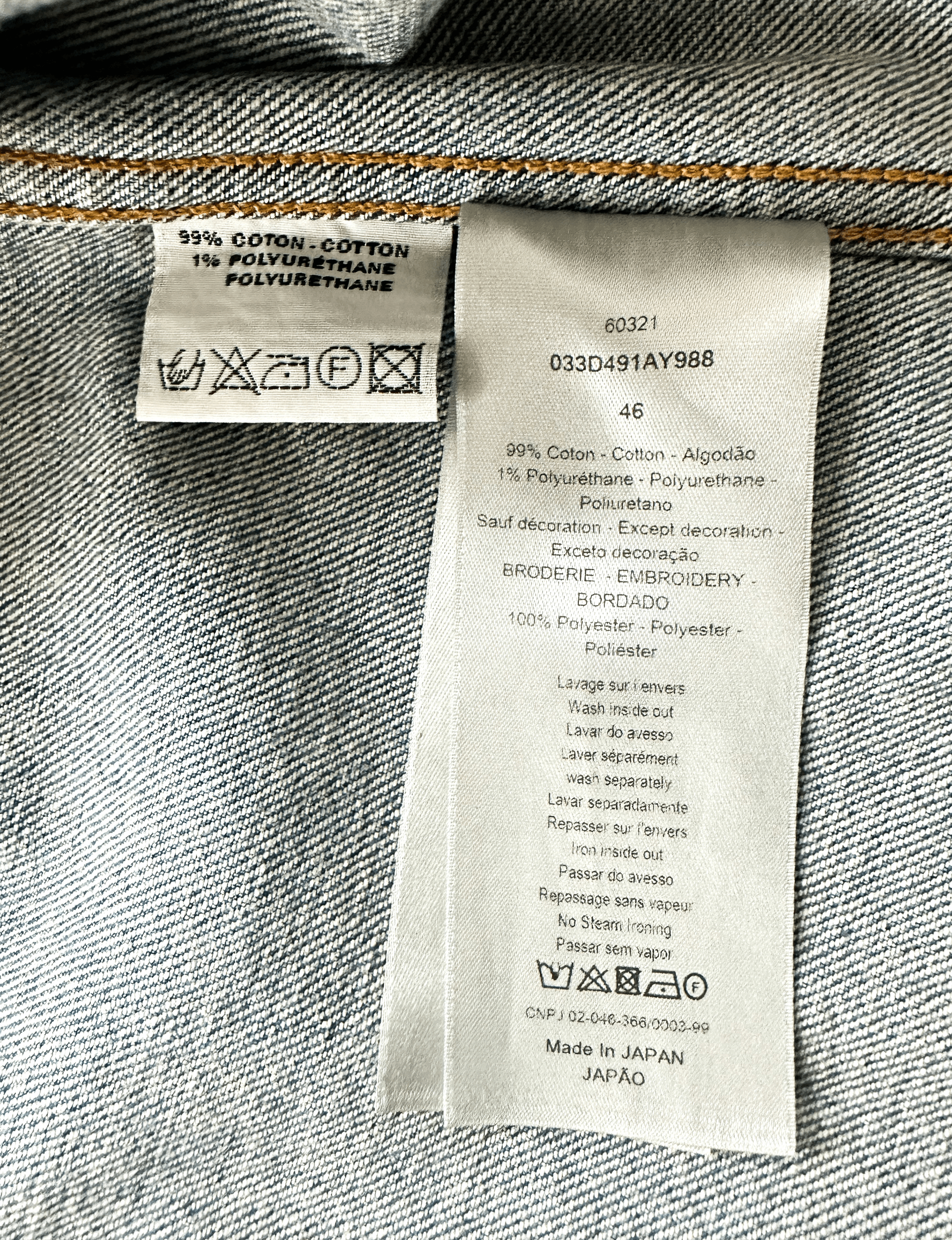 Dior × Stussy Dior Shawn Stussy Embroidered Denim Jacket Size US L / EU 52-54 / 3 - 6 Thumbnail