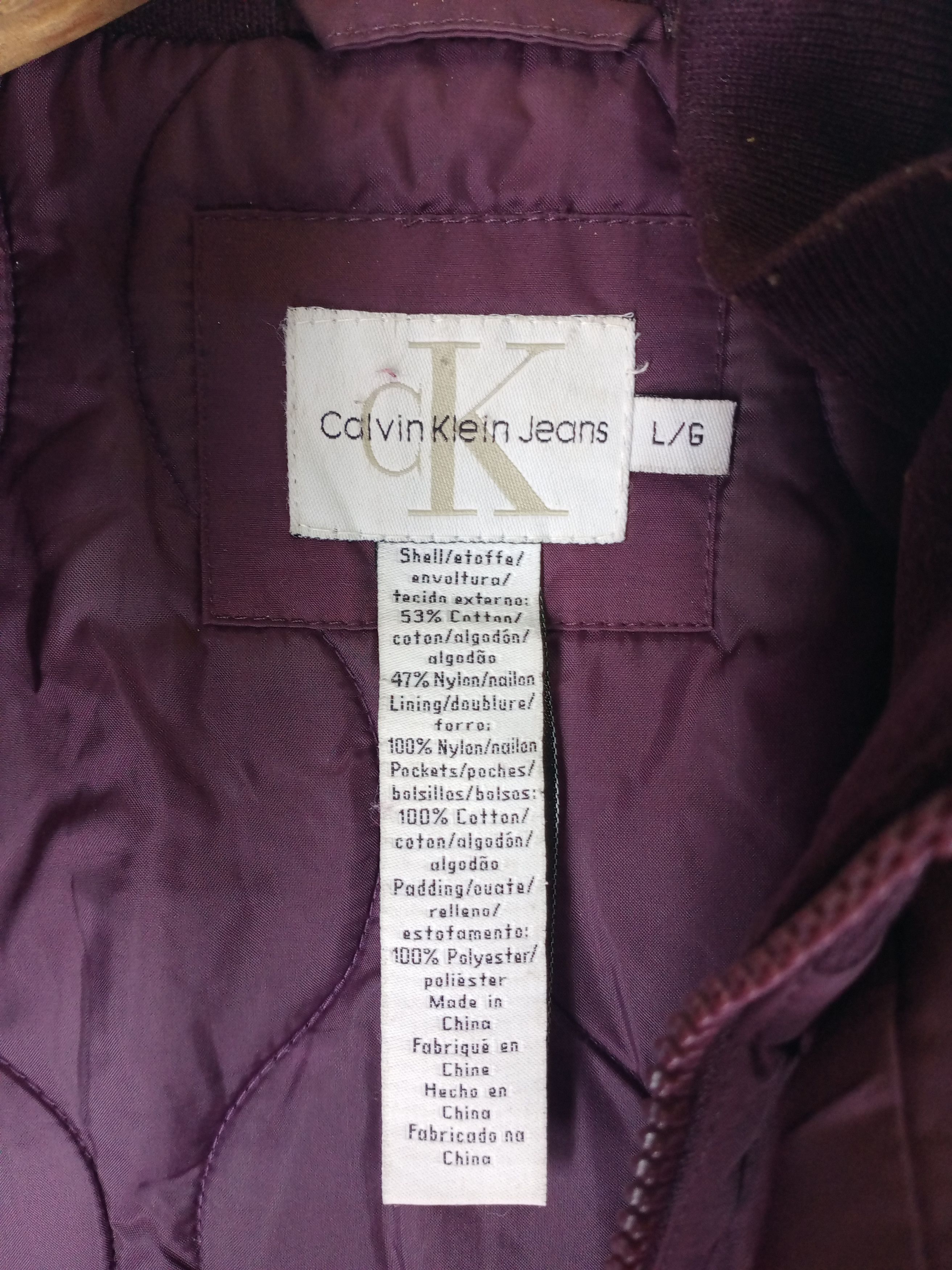 Calvin Klein Vintage Calvin Klein Puffer Jacket Size US L / EU 52-54 / 3 - 4 Thumbnail
