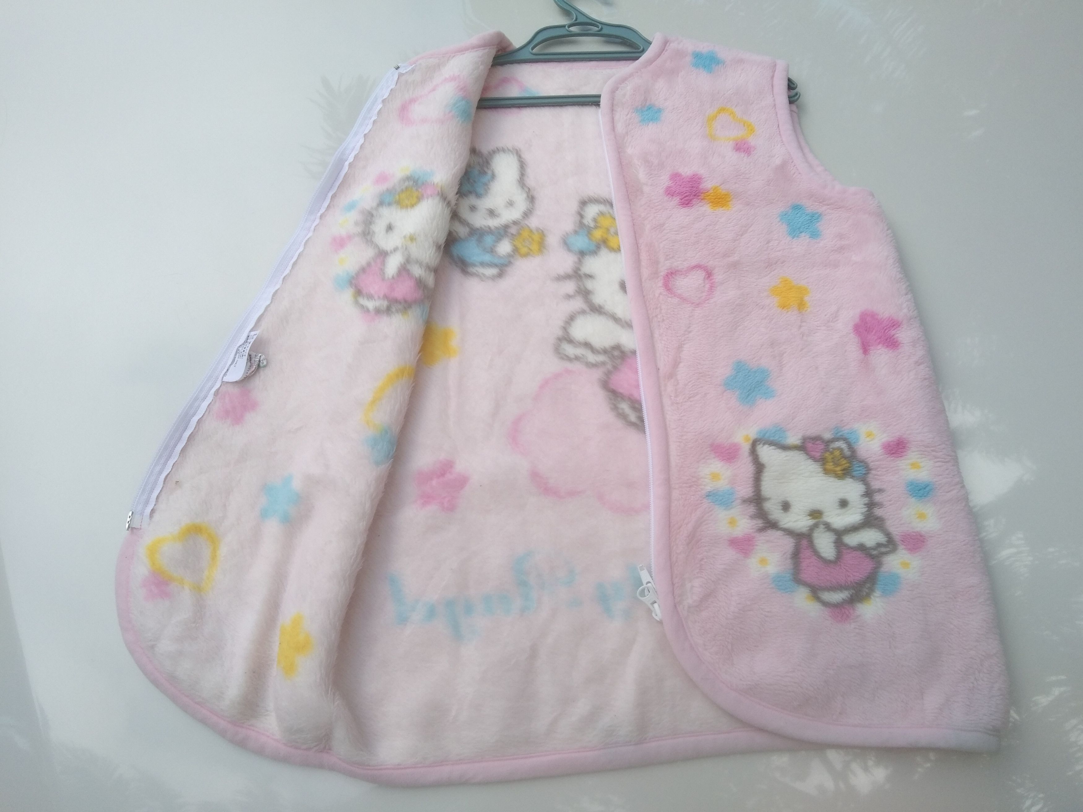 Japanese Brand HELLO KITTY SOFT & SMOOTH SLEEVELESS JACKET Size M / US 6-8 / IT 42-44 - 7 Thumbnail