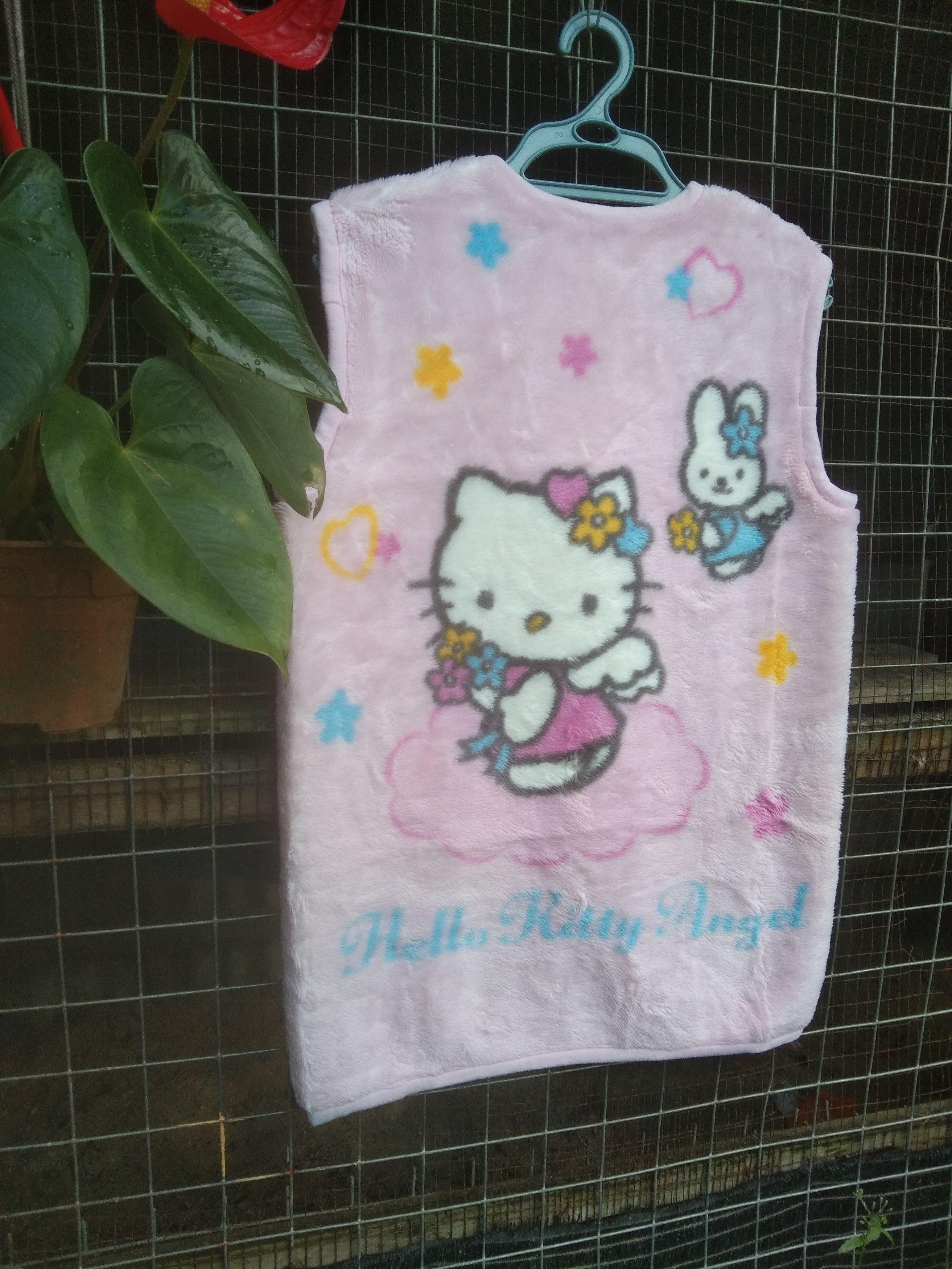 Japanese Brand HELLO KITTY SOFT & SMOOTH SLEEVELESS JACKET Size M / US 6-8 / IT 42-44 - 5 Thumbnail
