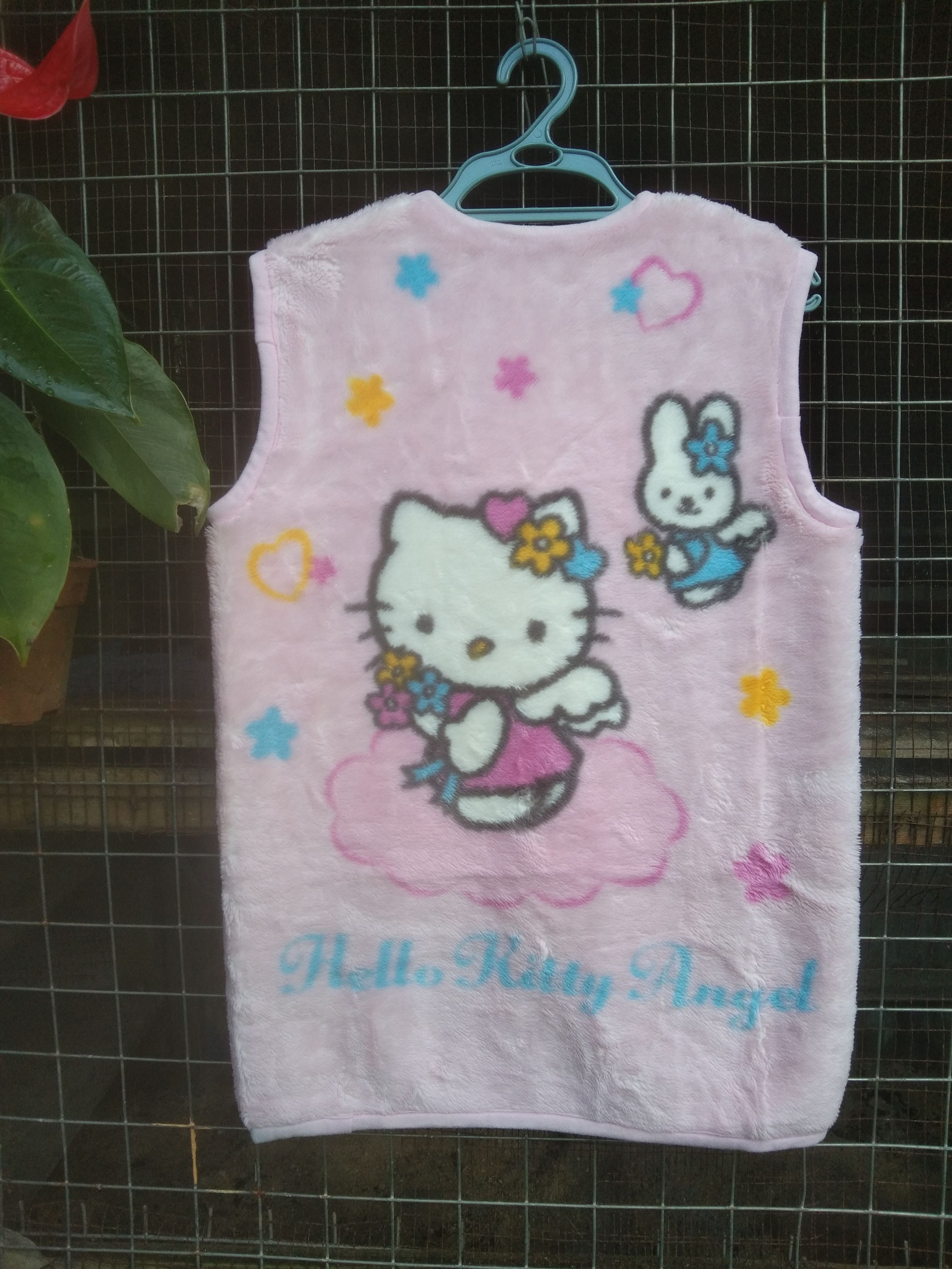Japanese Brand HELLO KITTY SOFT & SMOOTH SLEEVELESS JACKET Size M / US 6-8 / IT 42-44 - 6 Thumbnail