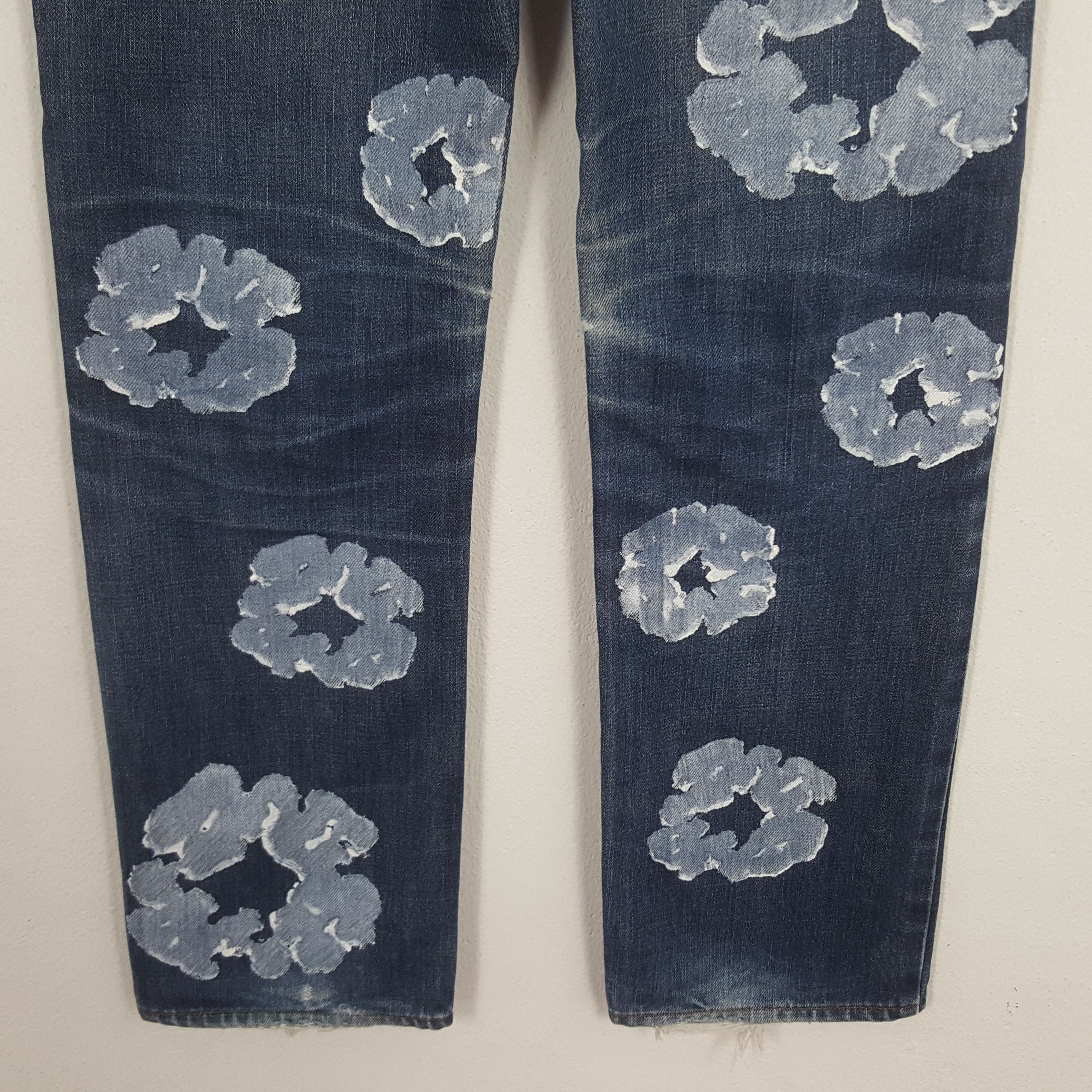 Levi's × Vintage Levi's Japan Custom Art Denim Tears Style Denim Jeans Size US 27 - 6 Thumbnail