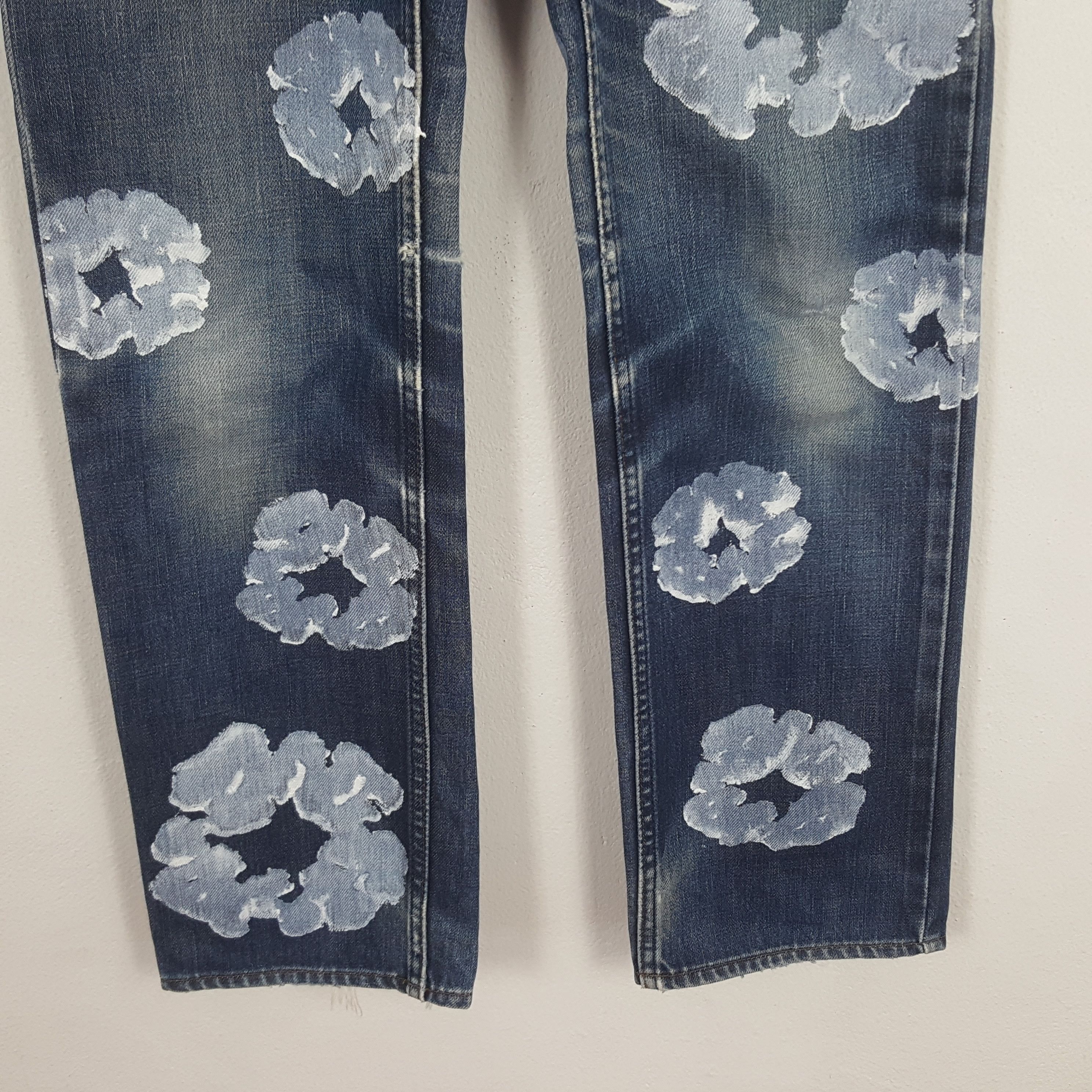 Levi's × Vintage Levi's Japan Custom Art Denim Tears Style Denim Jeans Size US 27 - 3 Thumbnail
