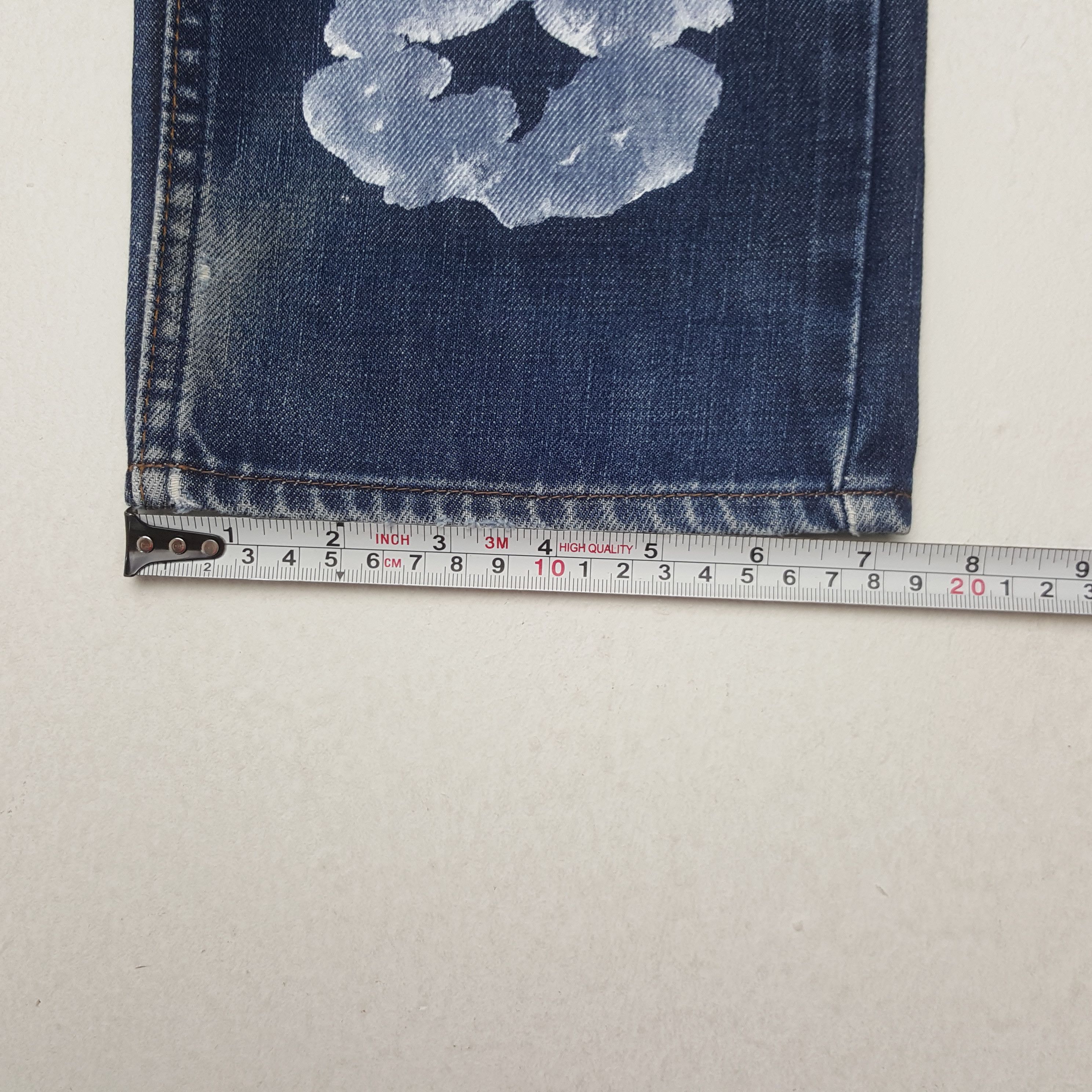 Levi's × Vintage Levi's Japan Custom Art Denim Tears Style Denim Jeans Size US 27 - 12 Thumbnail