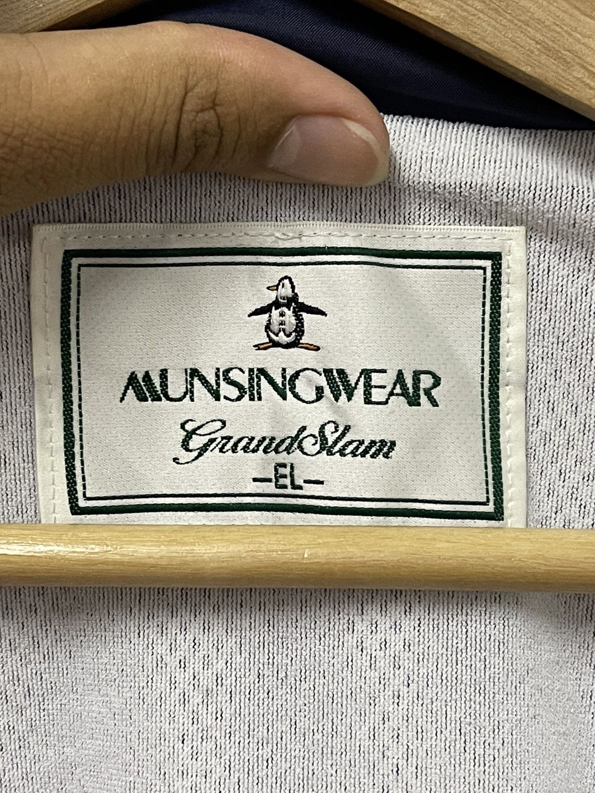 Japanese Brand × Vintage Vintage Munsingwear Spell Out Printed Logo Light Jacket Size US XL / EU 56 / 4 - 10 Thumbnail