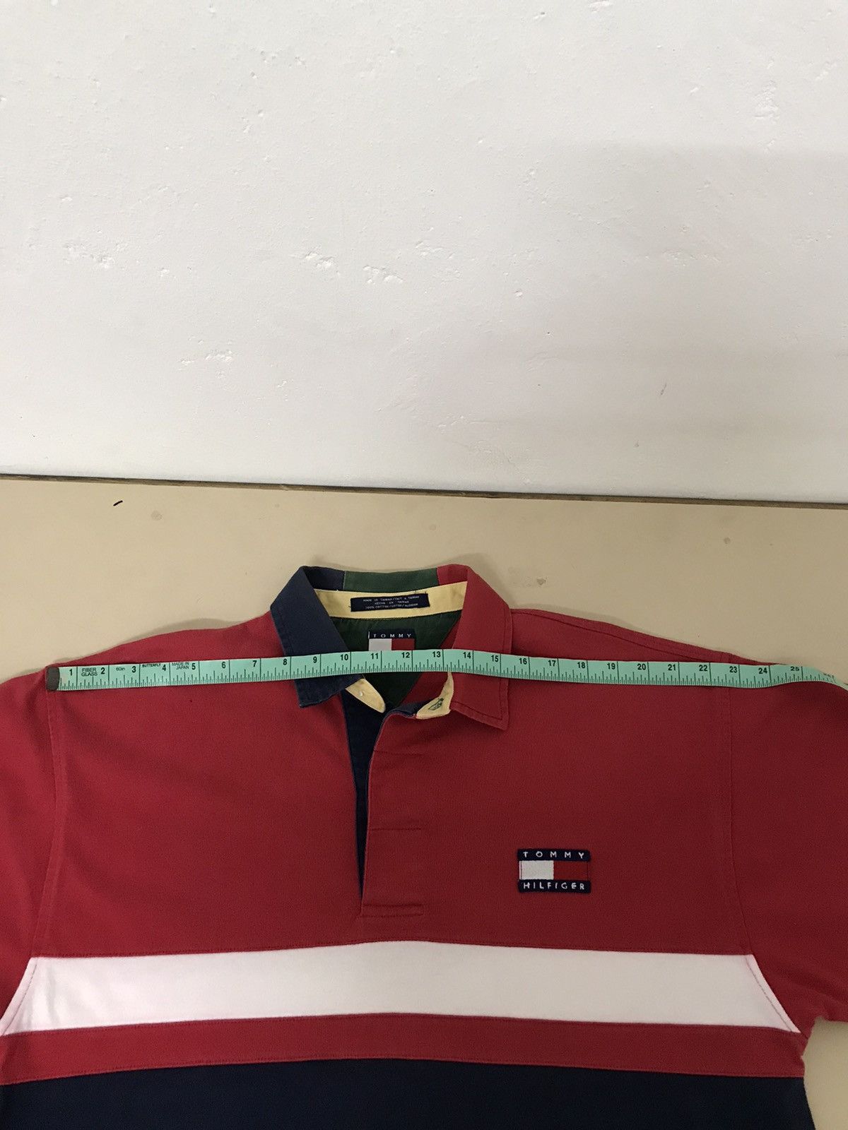 Tommy Hilfiger Vintage 90s Tommy Hilfiger Sailing Gear Rugby Shirt Size US L / EU 52-54 / 3 - 16 Thumbnail