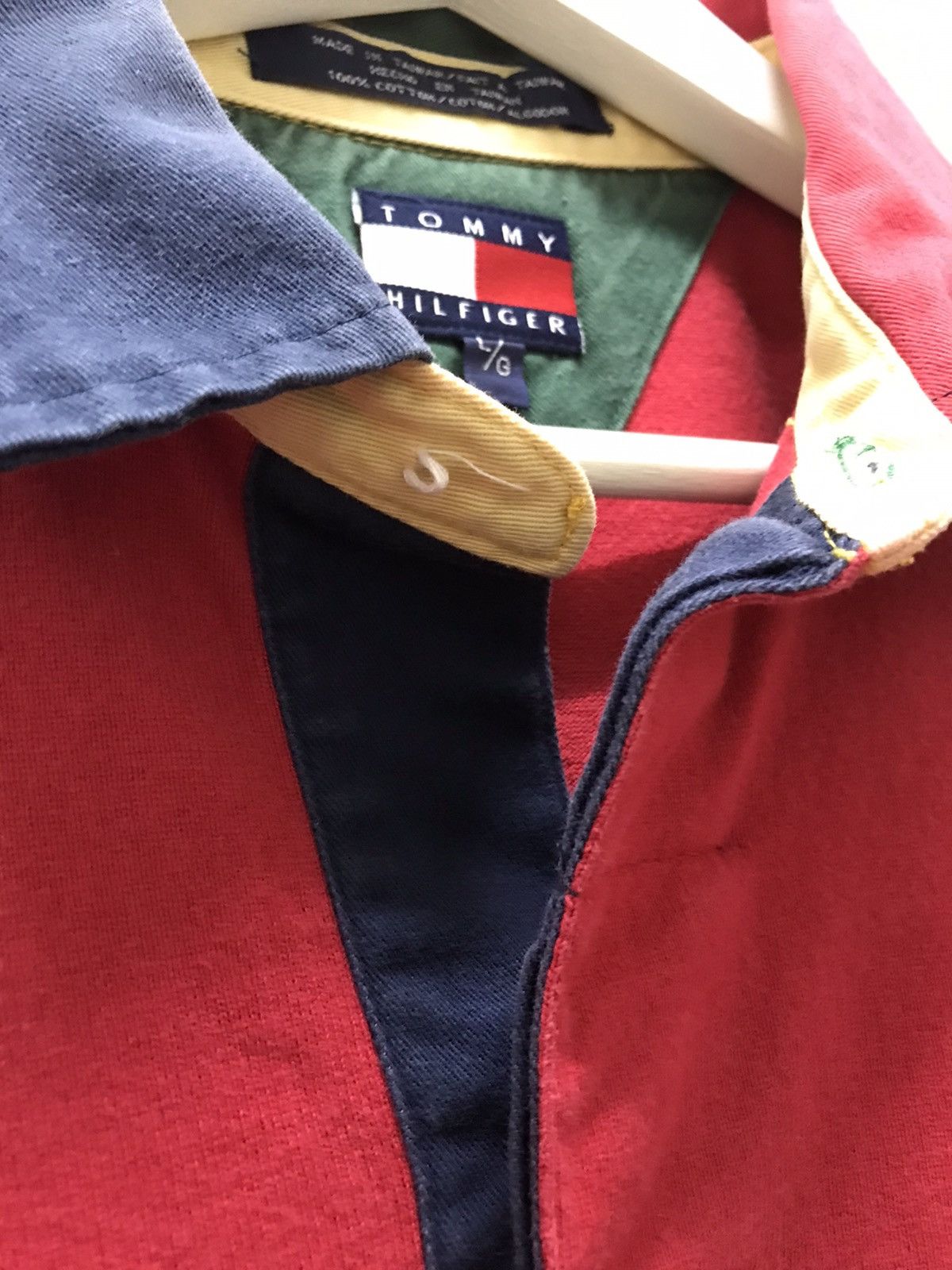 Tommy Hilfiger Vintage 90s Tommy Hilfiger Sailing Gear Rugby Shirt Size US L / EU 52-54 / 3 - 8 Thumbnail