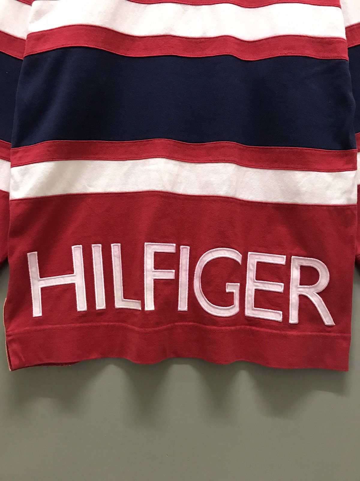 Tommy Hilfiger Vintage 90s Tommy Hilfiger Sailing Gear Rugby Shirt Size US L / EU 52-54 / 3 - 9 Thumbnail