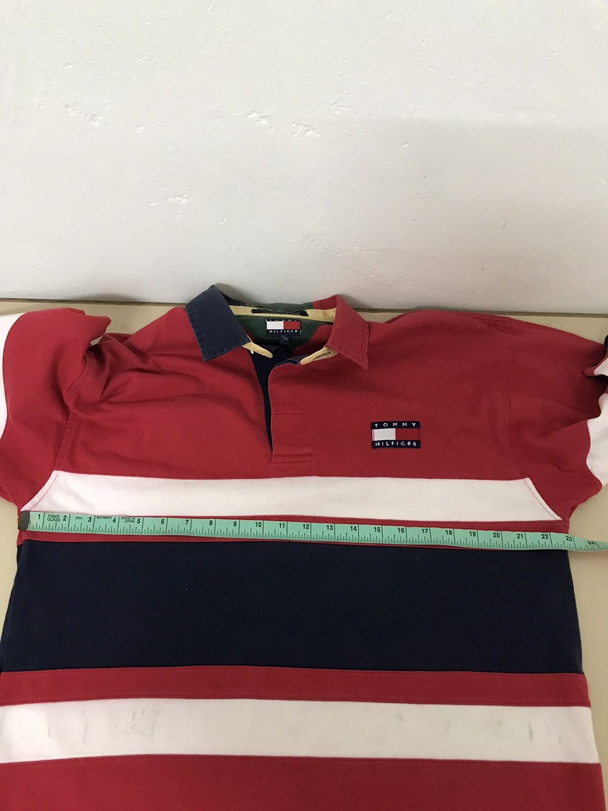 Tommy Hilfiger Vintage 90s Tommy Hilfiger Sailing Gear Rugby Shirt Size US L / EU 52-54 / 3 - 14 Thumbnail