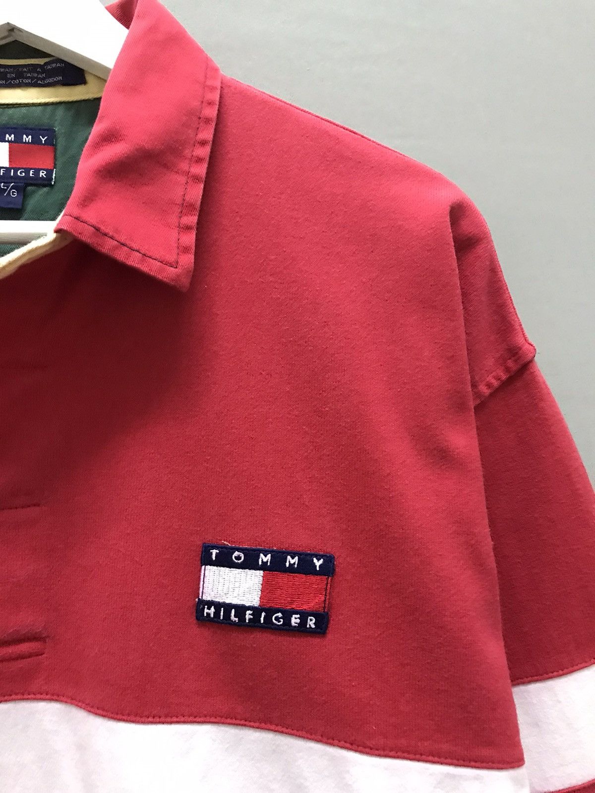 Tommy Hilfiger Vintage 90s Tommy Hilfiger Sailing Gear Rugby Shirt Size US L / EU 52-54 / 3 - 6 Thumbnail