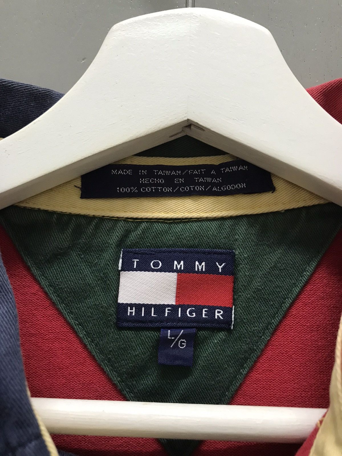 Tommy Hilfiger Vintage 90s Tommy Hilfiger Sailing Gear Rugby Shirt Size US L / EU 52-54 / 3 - 7 Thumbnail