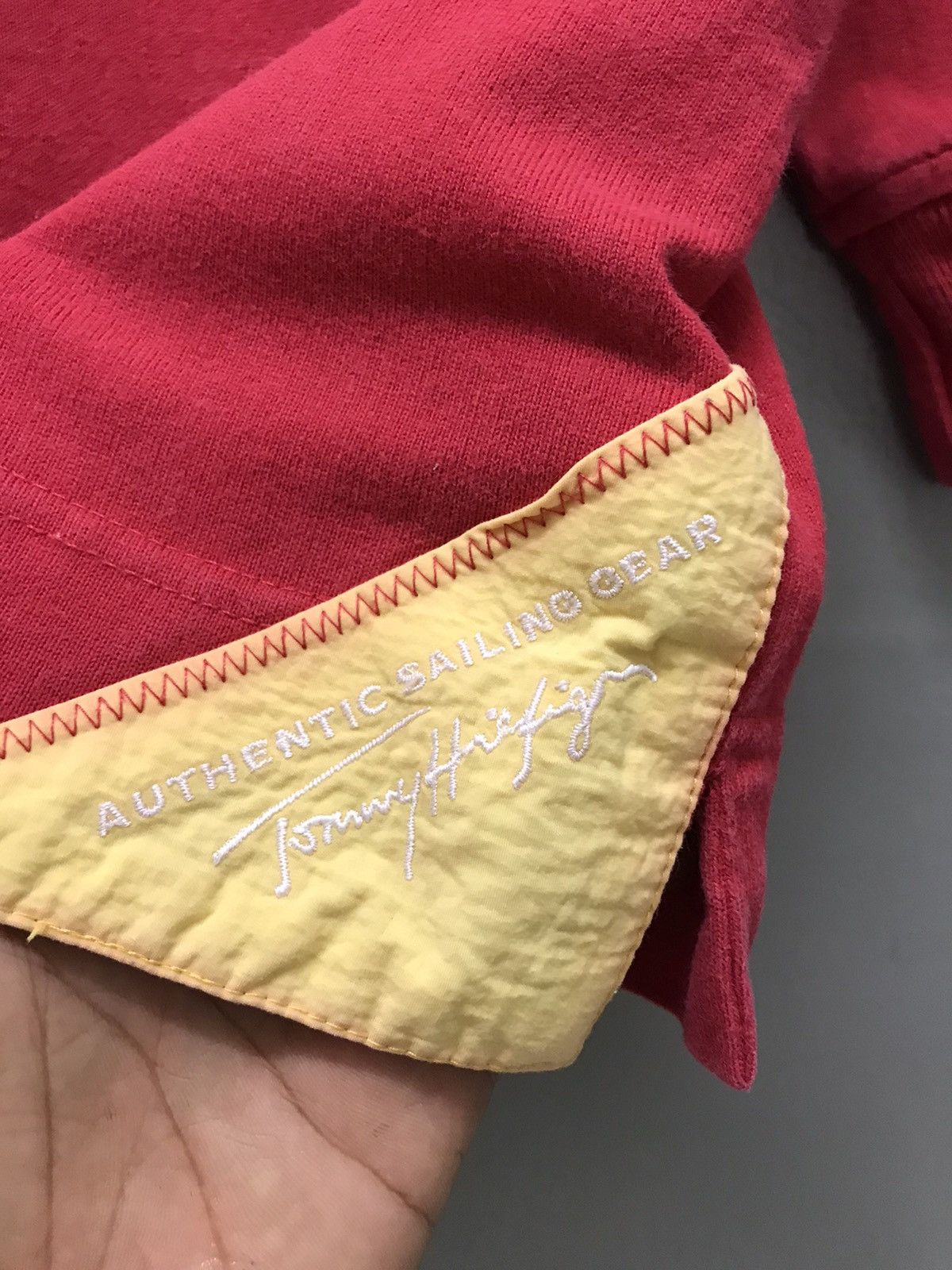 Tommy Hilfiger Vintage 90s Tommy Hilfiger Sailing Gear Rugby Shirt Size US L / EU 52-54 / 3 - 5 Thumbnail