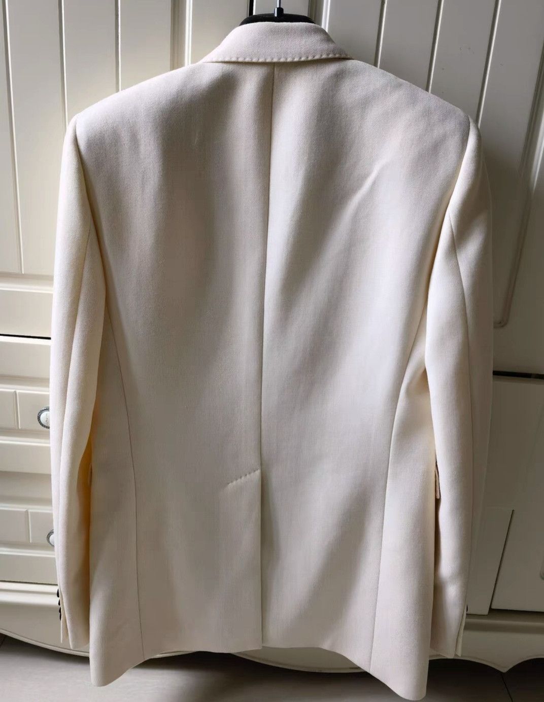 Yves Saint Laurent Saint Laurent White Blazer By Hedi Size 46 Size US M / EU 48-50 / 2 - 4 Thumbnail