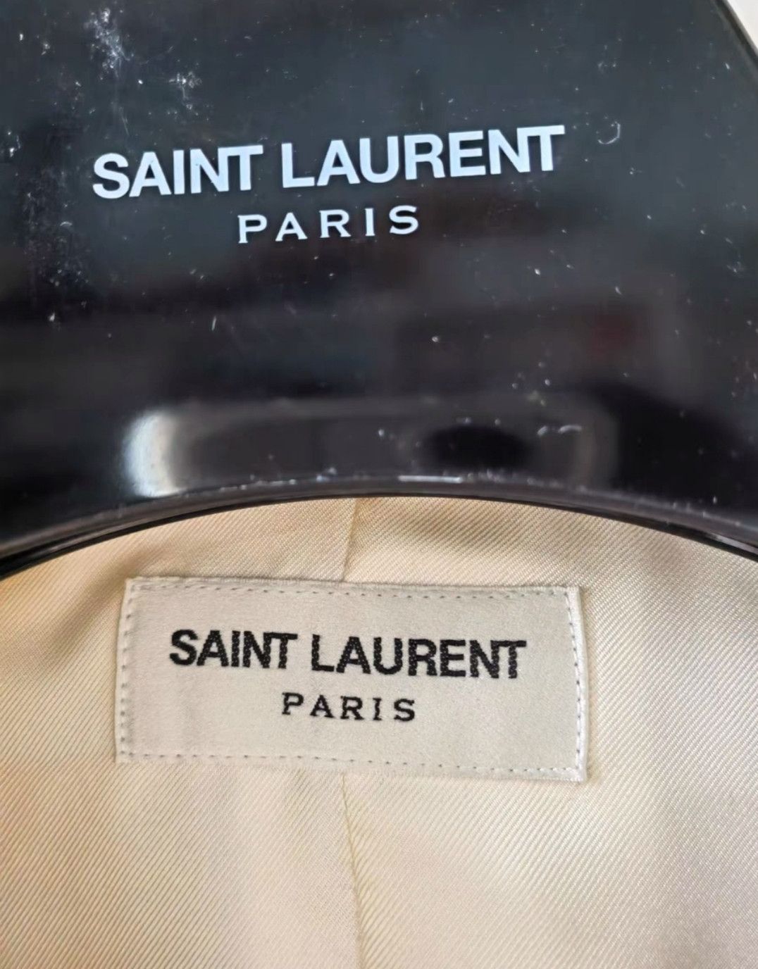 Yves Saint Laurent Saint Laurent White Blazer By Hedi Size 46 Size US M / EU 48-50 / 2 - 2 Thumbnail