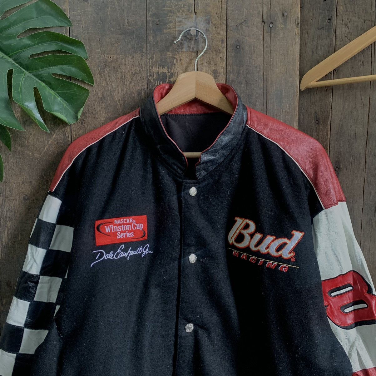 Budweiser × Chase Authentics × Jeff Hamilton Budweiser Racing Reversible Varsity Jacket by Jeff Hamliton Size US L / EU 52-54 / 3 - 2 Thumbnail