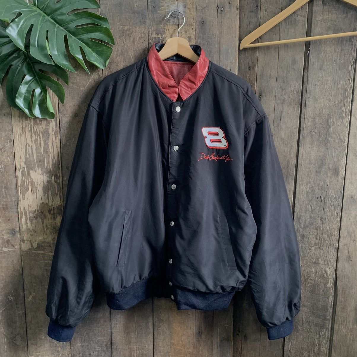 Budweiser × Chase Authentics × Jeff Hamilton Budweiser Racing Reversible Varsity Jacket by Jeff Hamliton Size US L / EU 52-54 / 3 - 5 Thumbnail