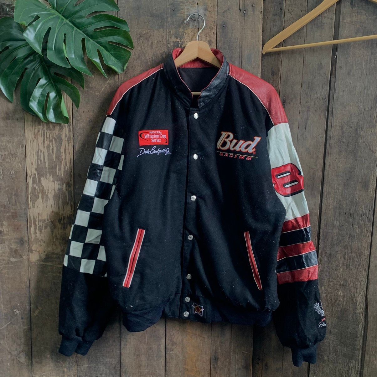 Jeff Hamilton Budweiser Racing Reversible Varsity Jacket by Jeff ...