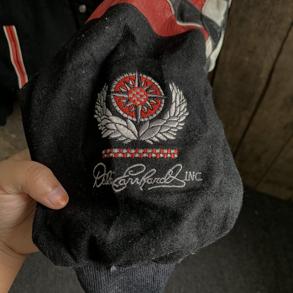 Budweiser × Chase Authentics × Jeff Hamilton Budweiser Racing Reversible Varsity Jacket by Jeff Hamliton Size US L / EU 52-54 / 3 - 8 Thumbnail