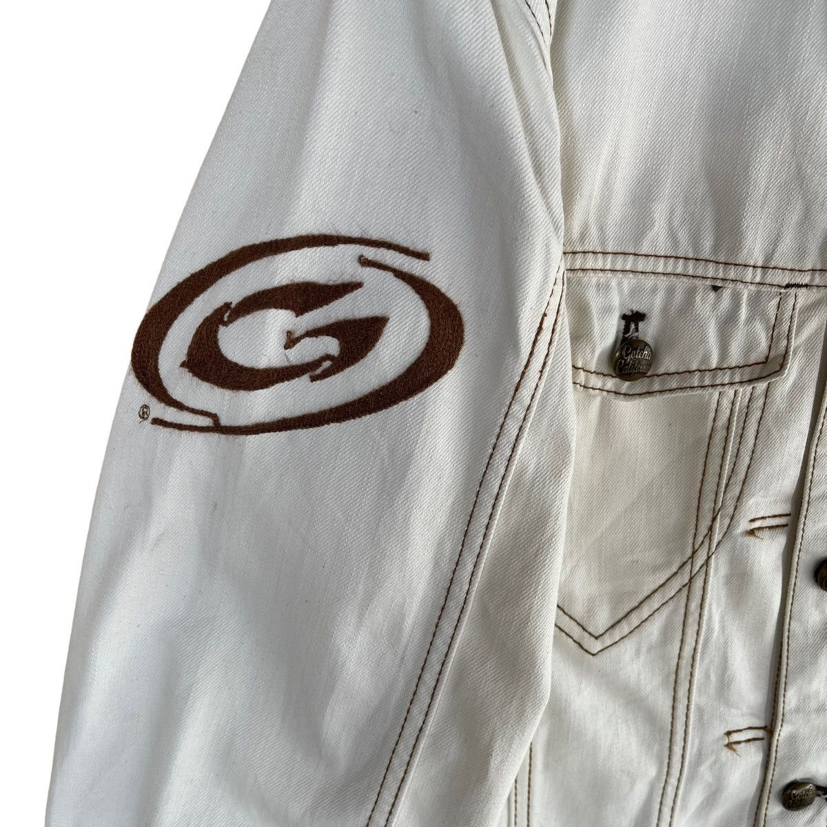 Billabong × Quiksilver × Vintage Vintage Gotcha Big Logo Embroidered Denim Jacket Size US M / EU 48-50 / 2 - 4 Thumbnail