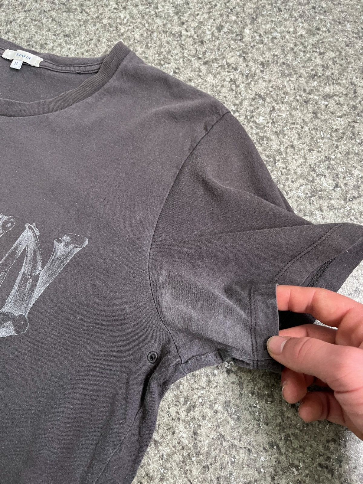 Edwin × Vintage VINTAGE EDWIN s/s BONE tee mens M Size US M / EU 48-50 / 2 - 5 Thumbnail