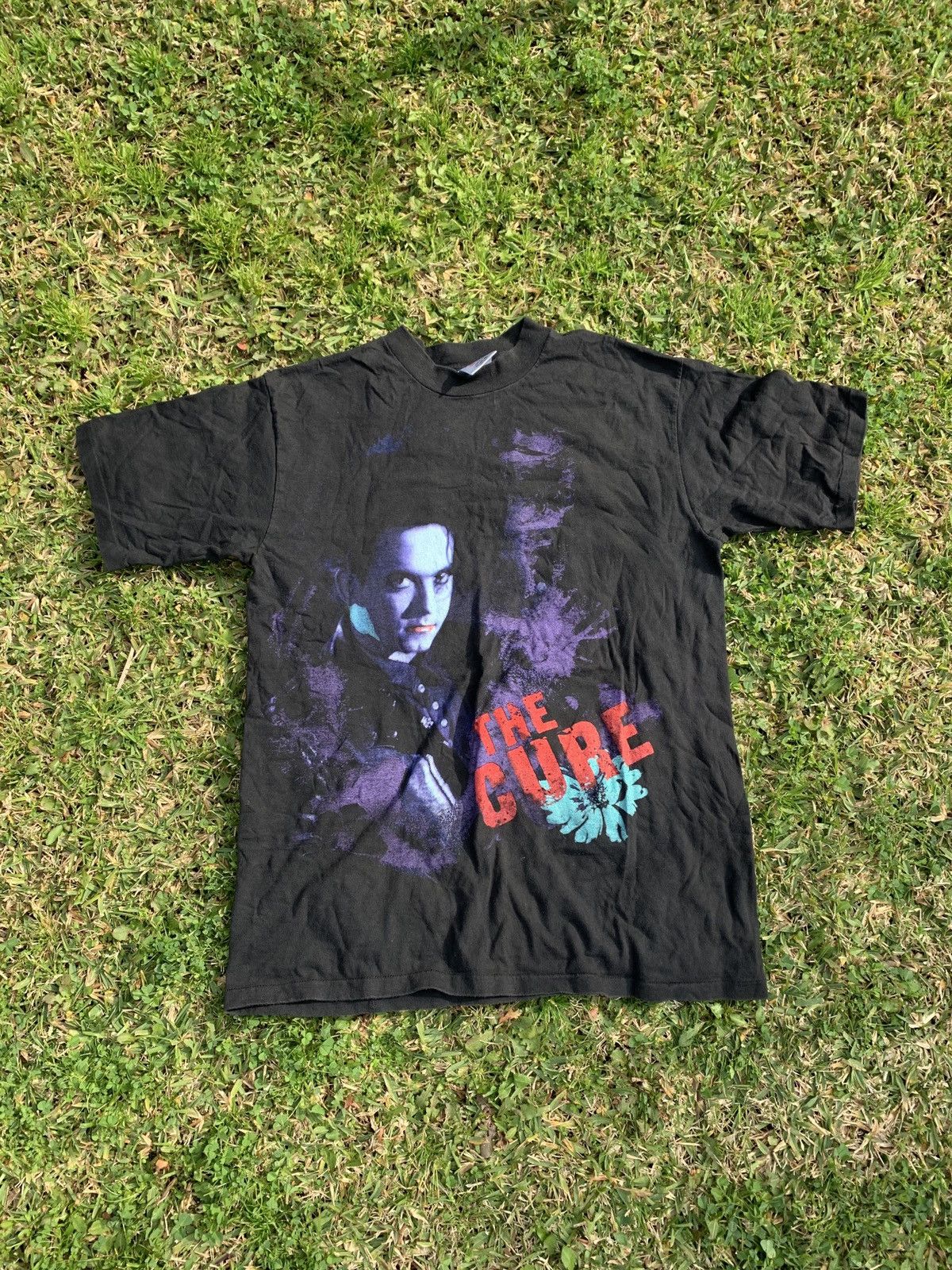 1989 The Cure w/ Love And Rockets & The Pixies Vintage Tour Tee Shirt