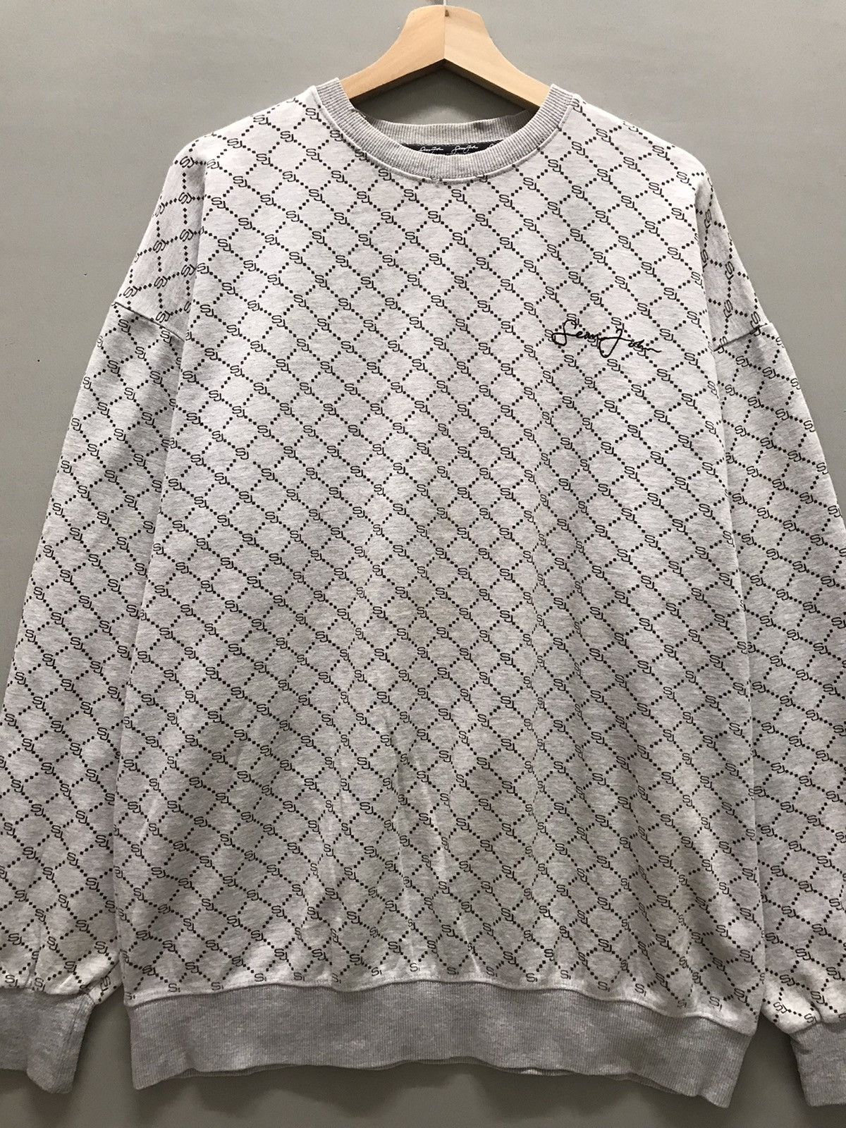 Sean John Vintage 90s Sean John Monogram Sweatshirt Size US XXL / EU 58 / 5 - 3 Thumbnail