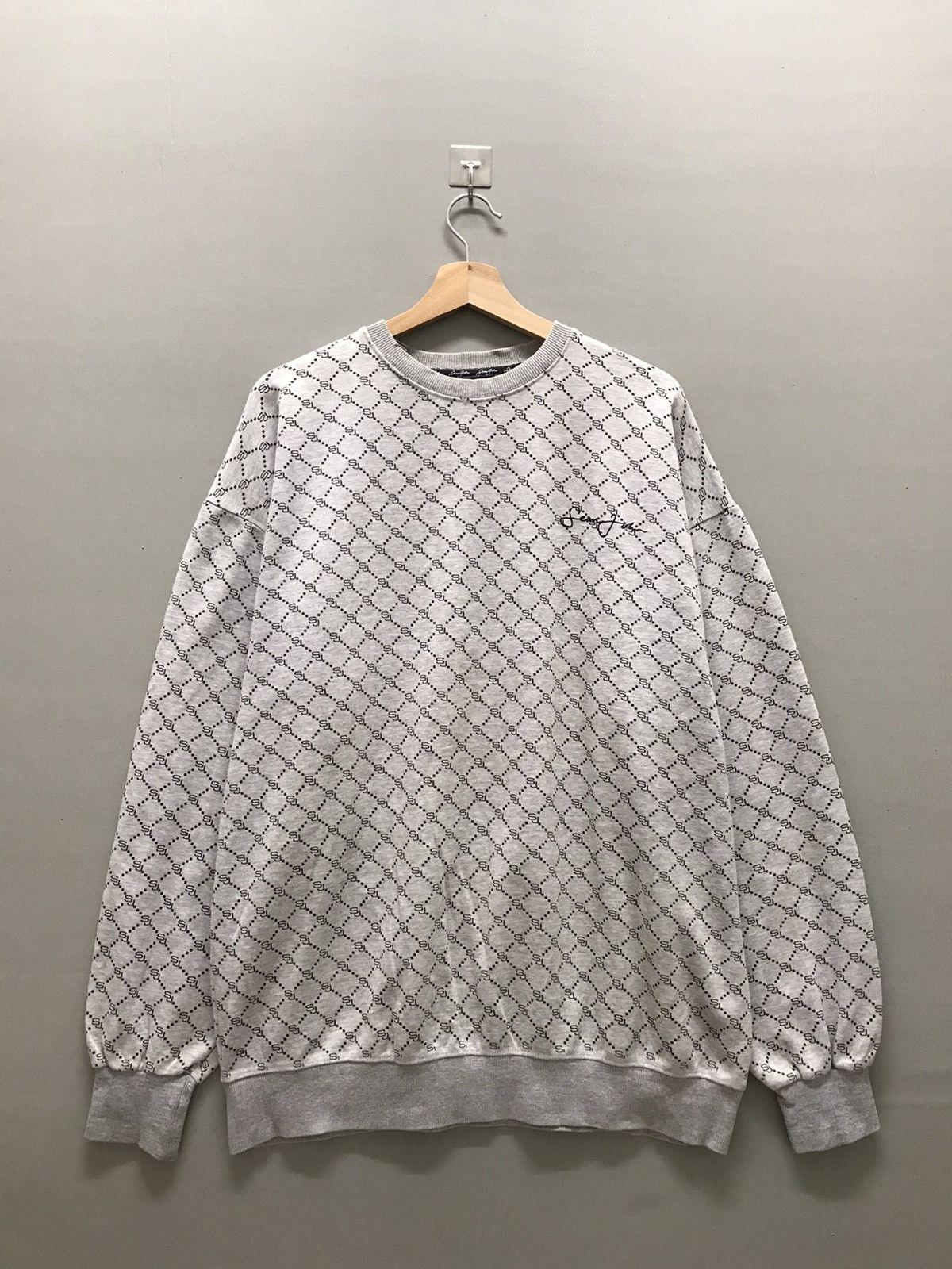 Sean John Vintage 90s Sean John Monogram Sweatshirt Size US XXL / EU 58 / 5 - 1 Thumbnail