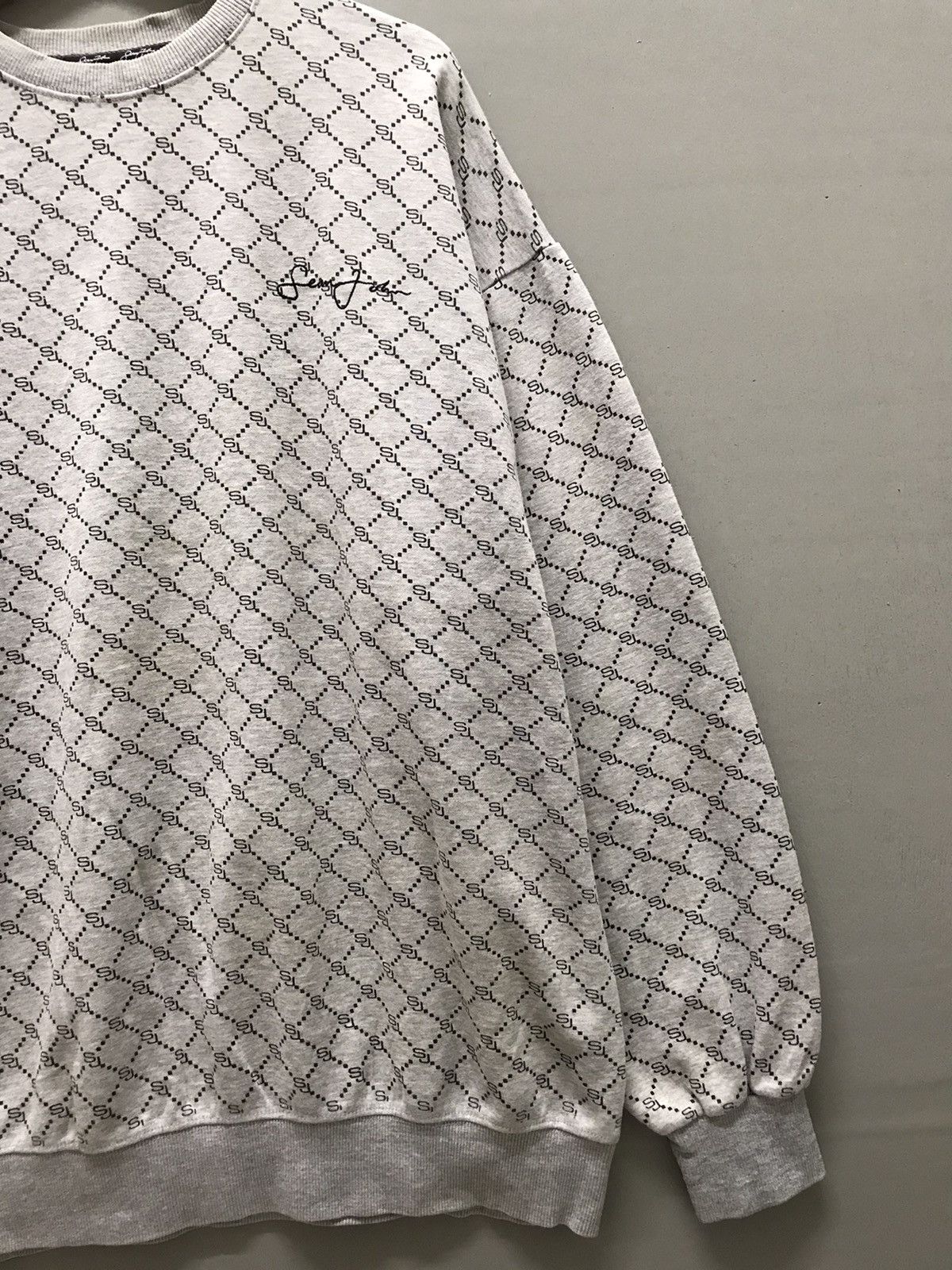 Sean John Vintage 90s Sean John Monogram Sweatshirt Size US XXL / EU 58 / 5 - 5 Thumbnail