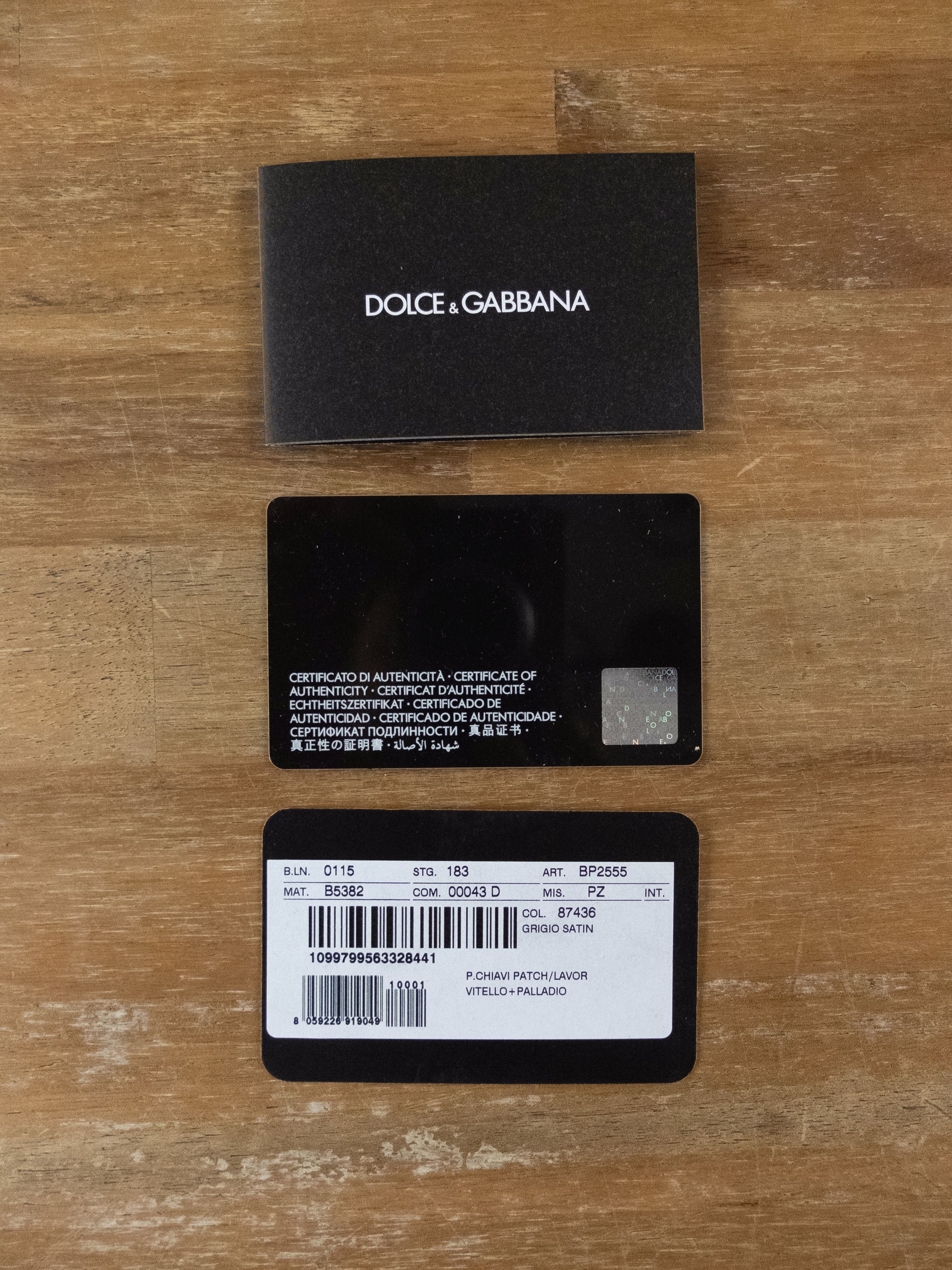 Dolce & Gabbana DOLCE & GABBANA black white orange DG hashtag keyring charm Size ONE SIZE - 5 Thumbnail