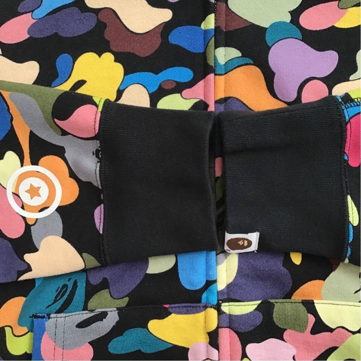 Bape BAPE Multi camo shark full zip hoodie a bathing ape Size US M / EU 48-50 / 2 - 6 Thumbnail
