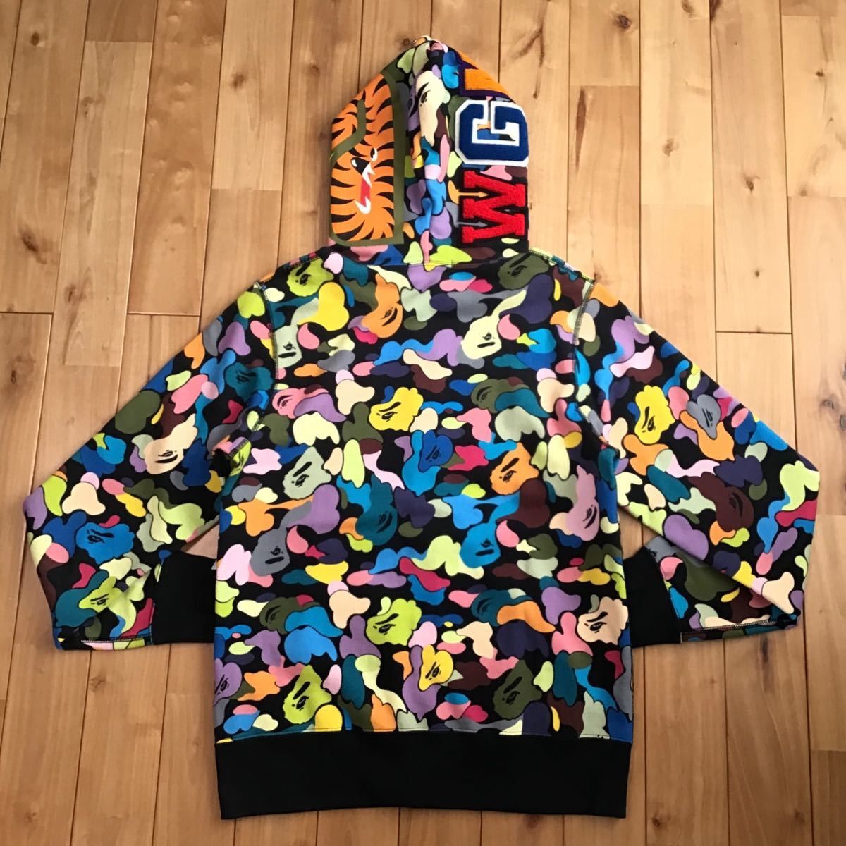 Bape BAPE Multi camo shark full zip hoodie a bathing ape Size US M / EU 48-50 / 2 - 2 Thumbnail