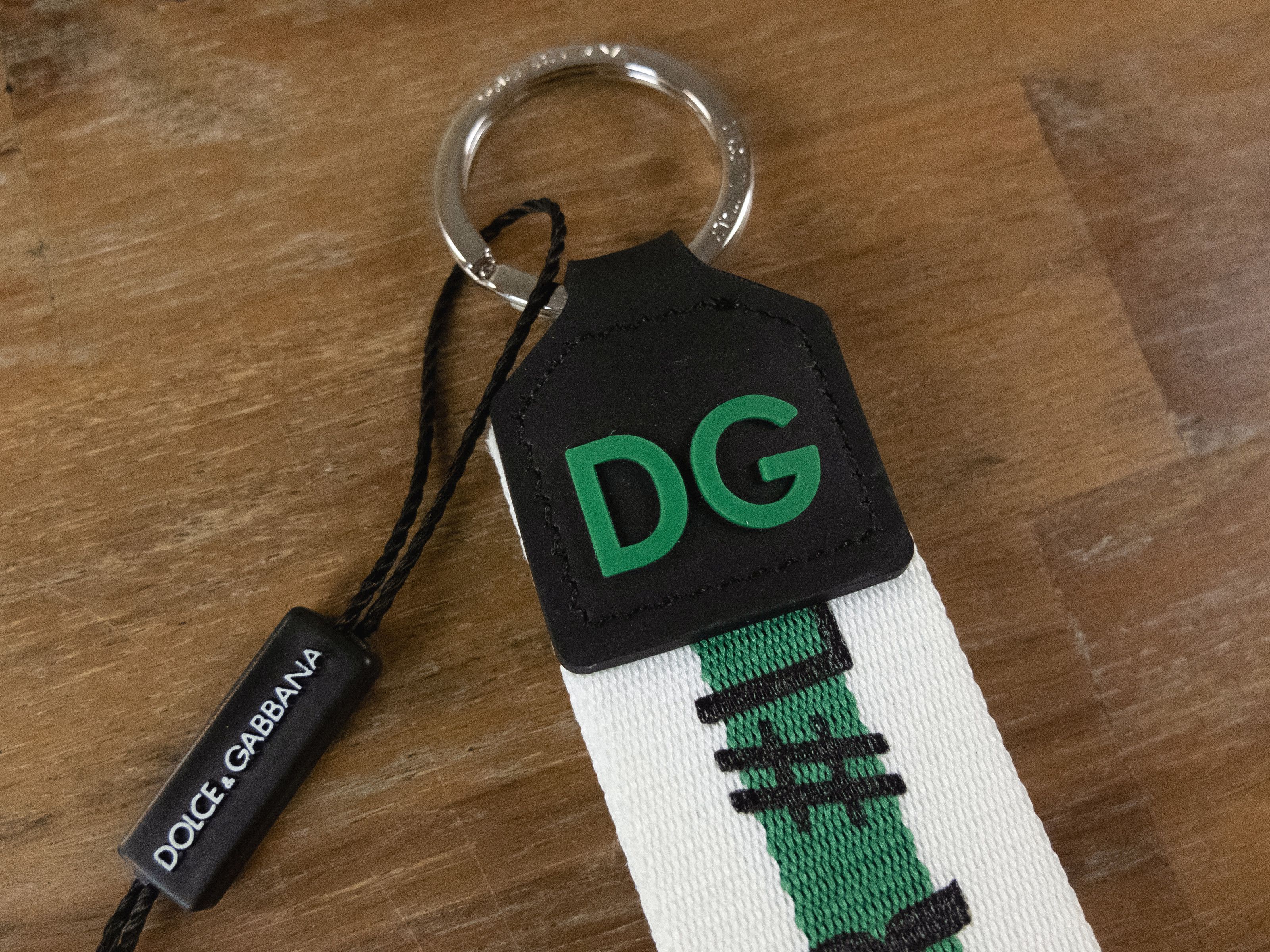 Dolce & Gabbana DOLCE & GABBANA white DGloveforever hashtag keyring charm Size ONE SIZE - 2 Thumbnail