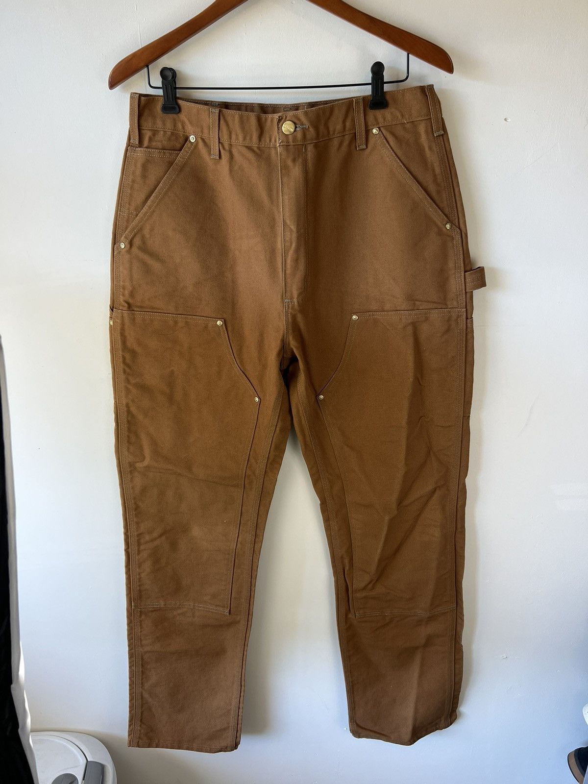 Carhartt Carhartt Doubleknee Workwear Dungarees Size US 32 / EU 48 - 1 Thumbnail