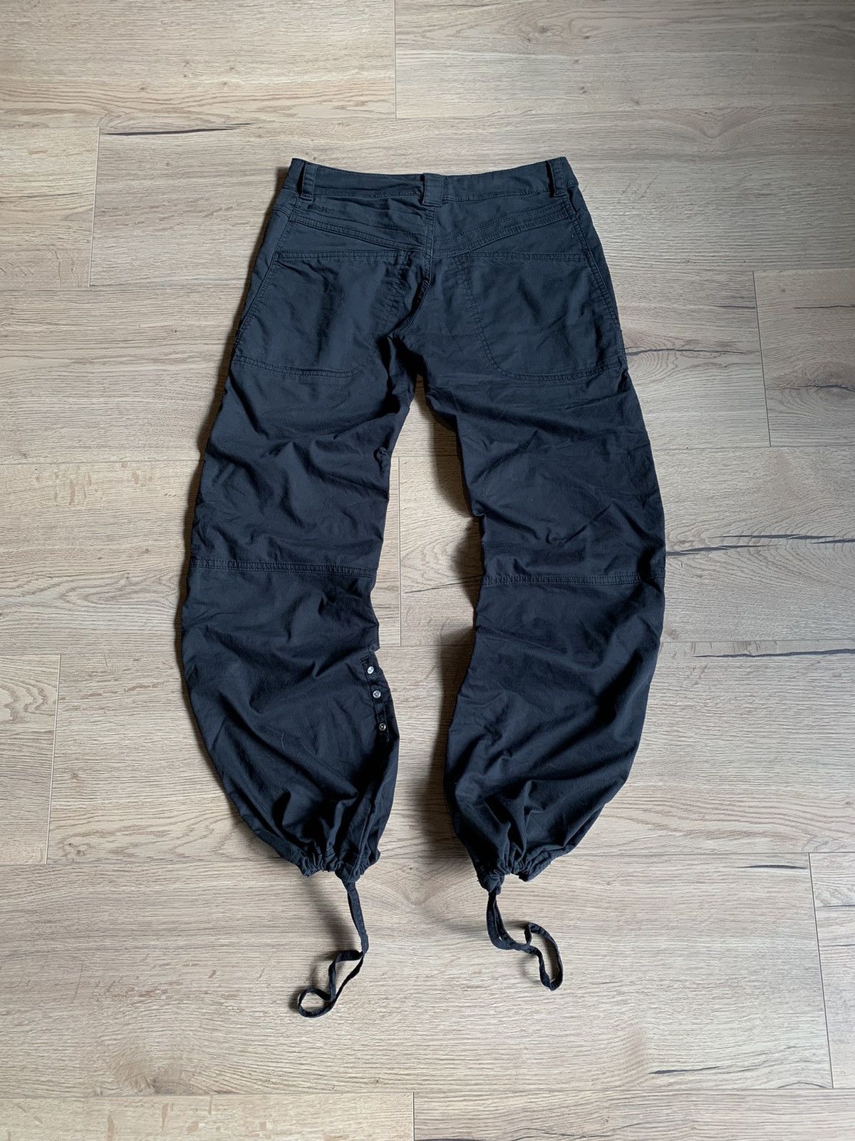 Nike × Vintage Vintage y2k Nike Black Track Pants Swoosh Size US 31 - 2 Thumbnail