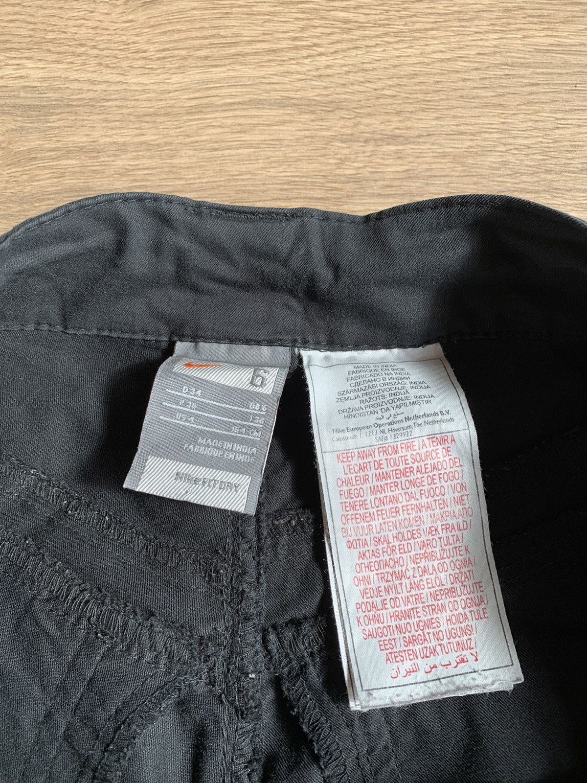 Nike × Vintage Vintage y2k Nike Black Track Pants Swoosh Size US 31 - 6 Thumbnail