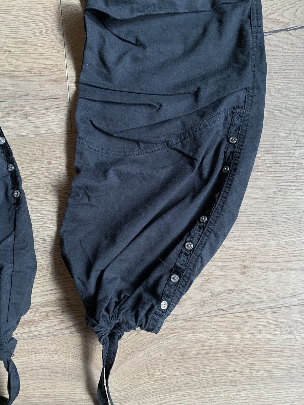 Nike × Vintage Vintage y2k Nike Black Track Pants Swoosh Size US 31 - 3 Thumbnail