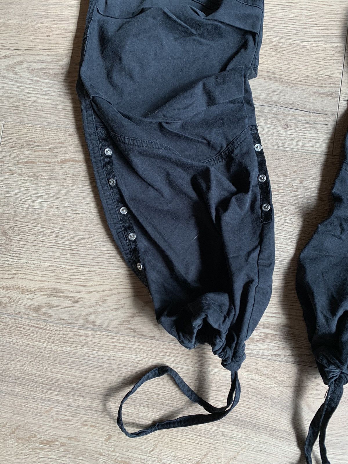 Nike × Vintage Vintage y2k Nike Black Track Pants Swoosh Size US 31 - 4 Thumbnail