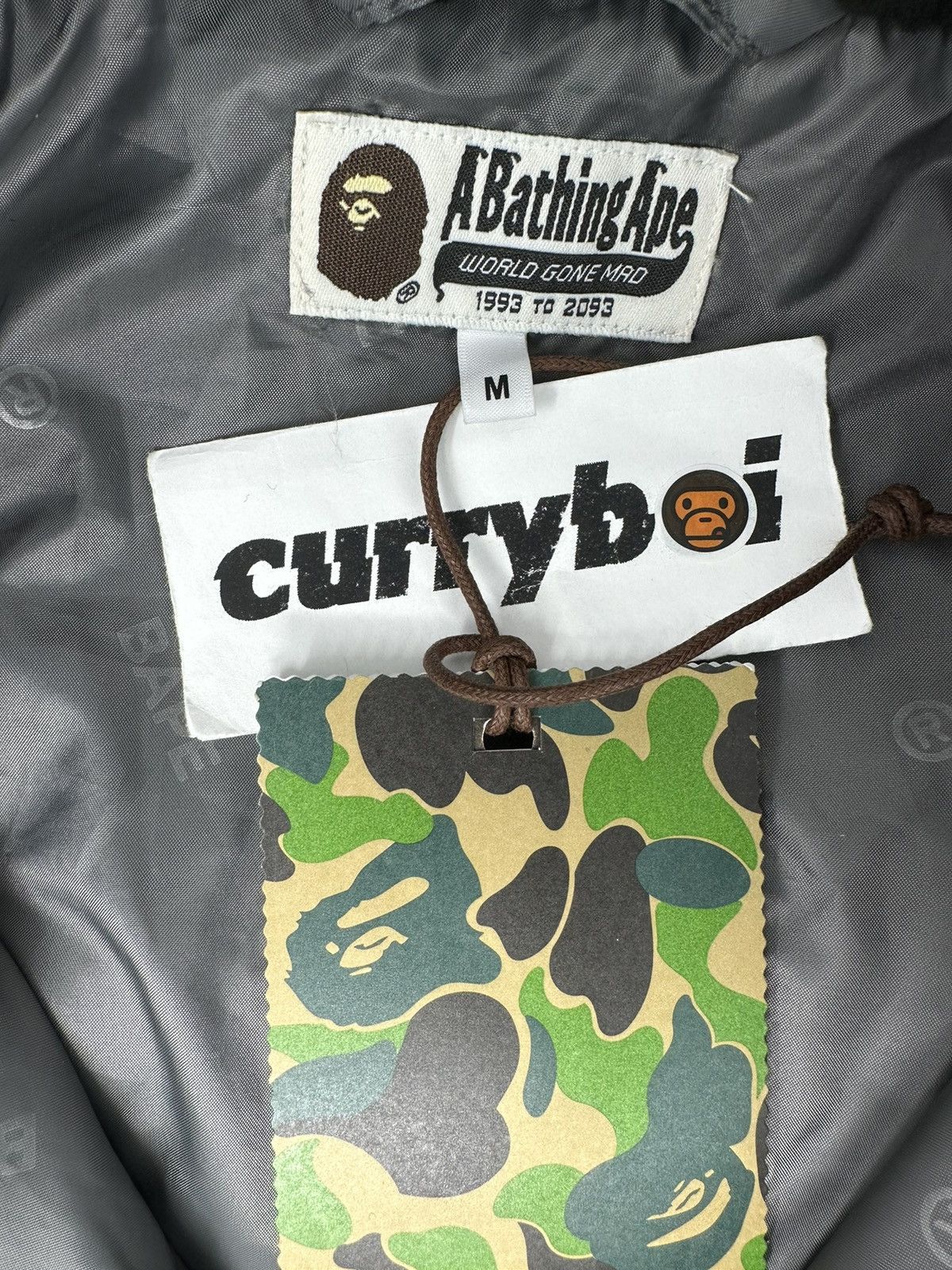 Bape BAPE Bape Mountain Relaxed Fit Boa Jacket Beige Size US M / EU 48-50 / 2 - 9 Thumbnail