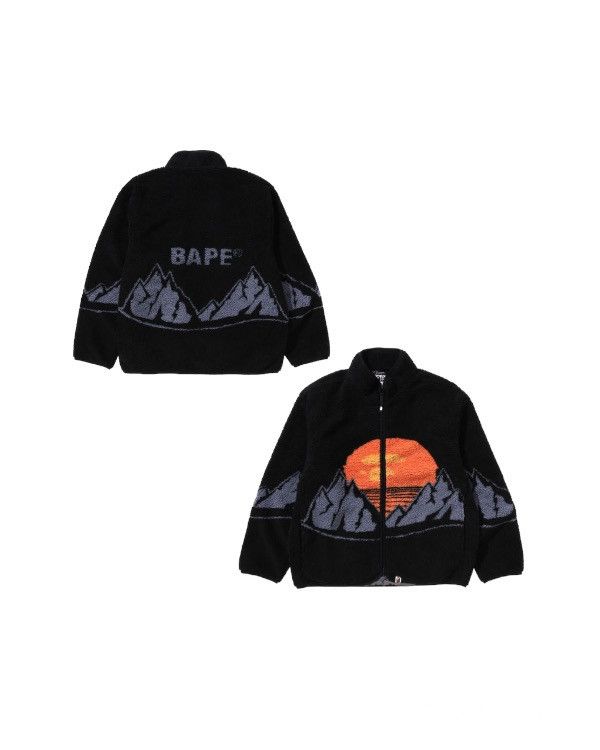 Bape BAPE Bape Mountain Relaxed Fit Boa Jacket Beige Size US M / EU 48-50 / 2 - 1 Thumbnail