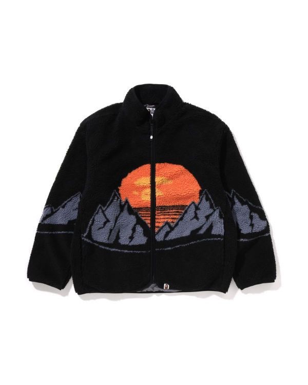 Bape BAPE Bape Mountain Relaxed Fit Boa Jacket Beige Size US M / EU 48-50 / 2 - 2 Thumbnail