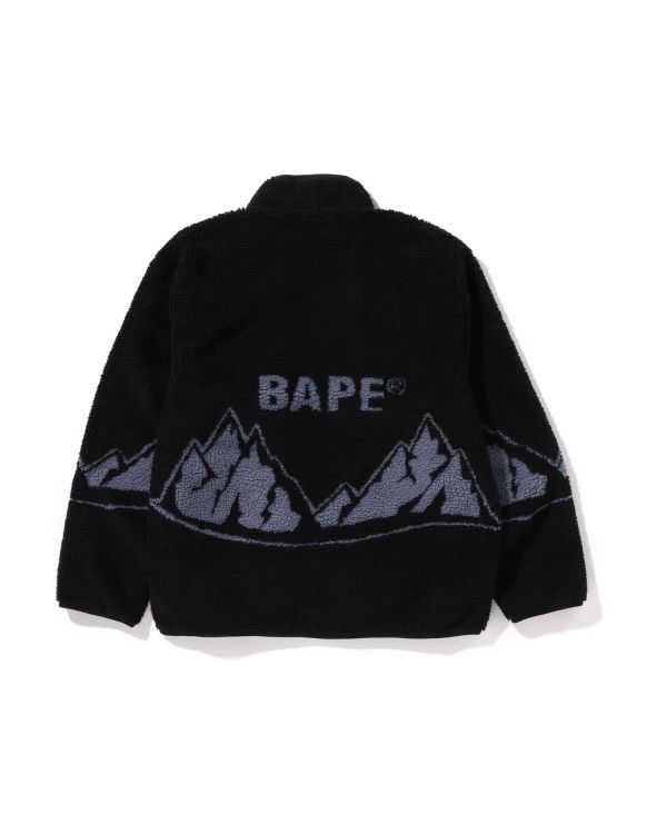 Bape BAPE Bape Mountain Relaxed Fit Boa Jacket Beige Size US M / EU 48-50 / 2 - 3 Thumbnail