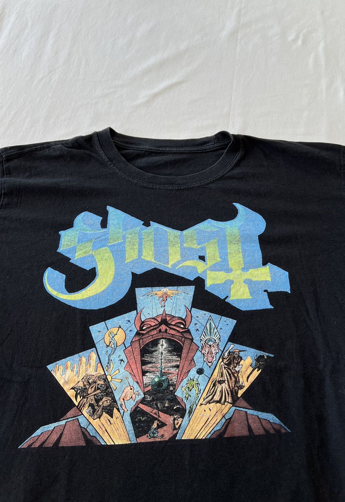 Band Tees Vintage 2000s Ghost Rock Band Black Tee Size US L / EU 52-54 / 3 - 3 Thumbnail