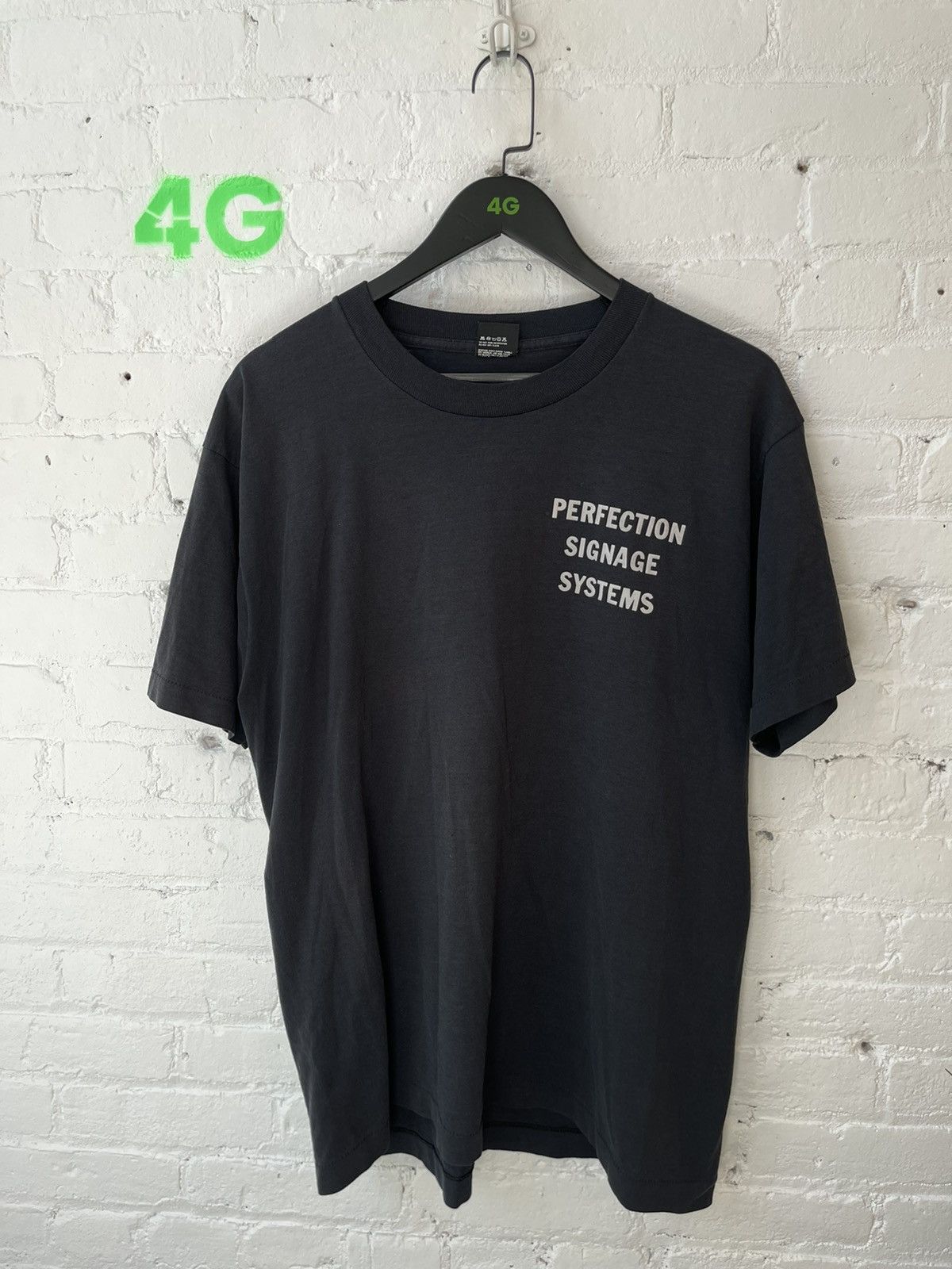 Vintage Vintage 90s PERFECTION Black Single Stitch Shirt XL Size US XL / EU 56 / 4 - 1 Thumbnail